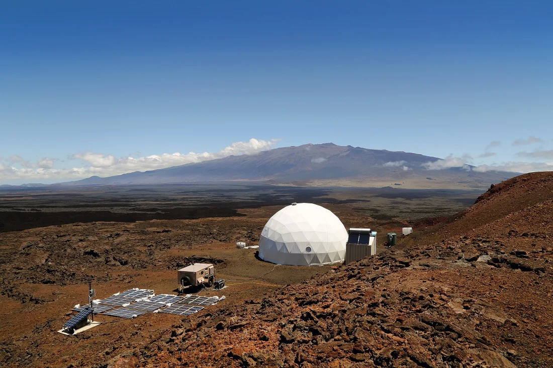 The HI-SEAS habitat atop Mauna Loa in Hawaii... about as Mars-like an experience as riding in a Bentley is for getting that Ford Pinto-like experience we all crave for. The crew inside knows they are safe, know their time there will end, know they will be welcomed "home" to some fanfare, and have no stress related to life-threatening system or structural failure. Worse case scenario they walk outside and they're in Hawaii... with paychecks. I'm just sayin'. Worst experiment of the human psyche in confined situations ever. In my humble opinion, but what do I know? Image Credit: NASA