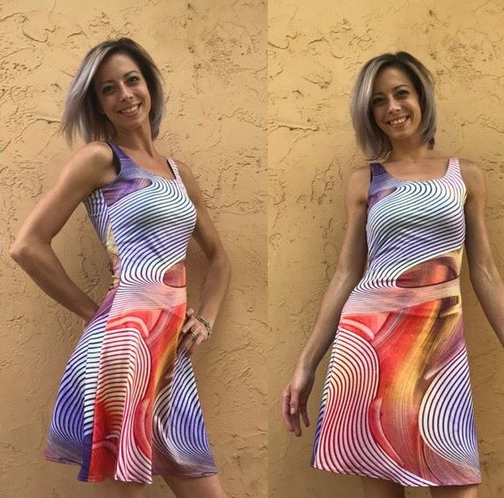 Empower flare dress