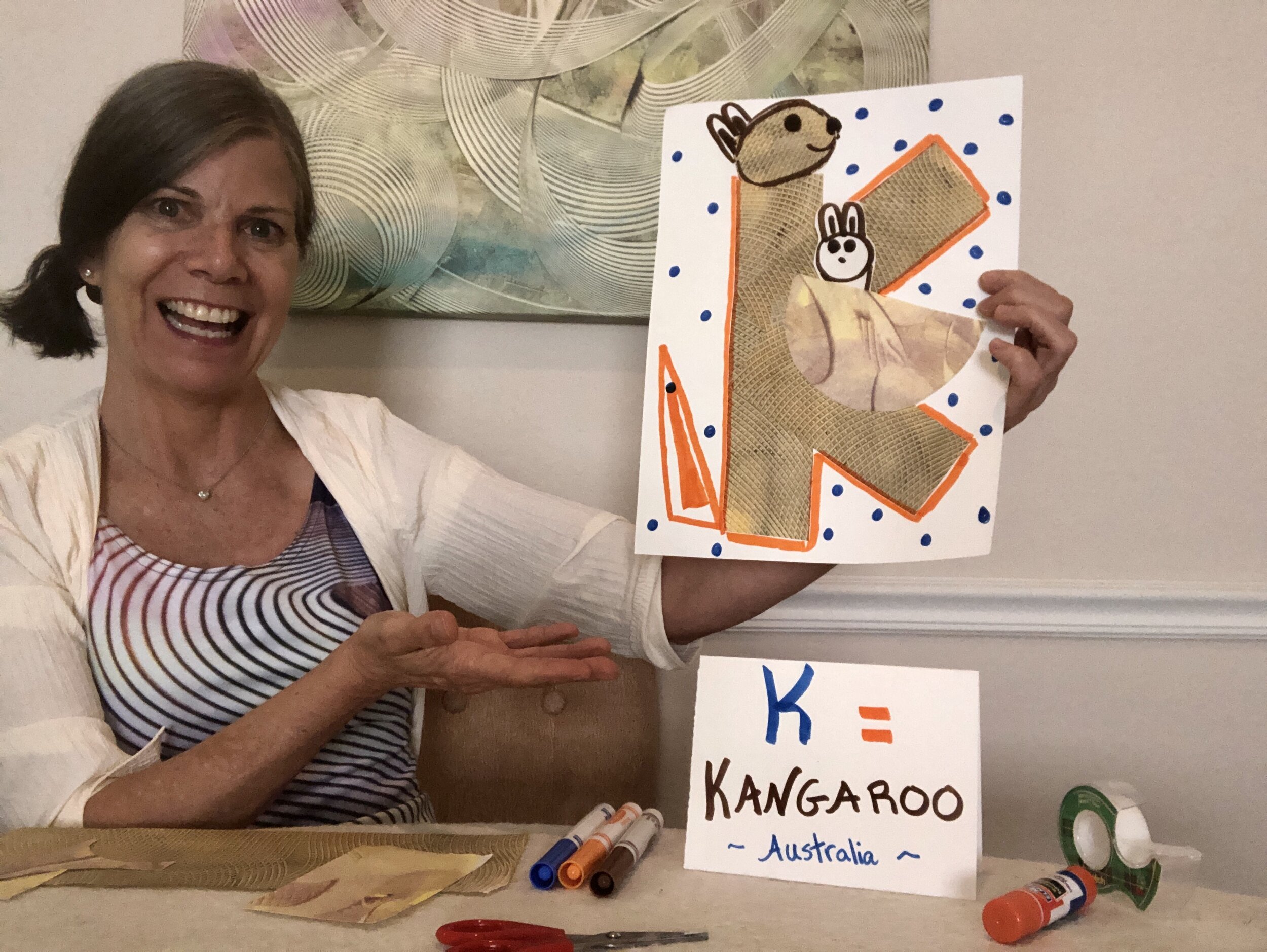 Making a kangaroo