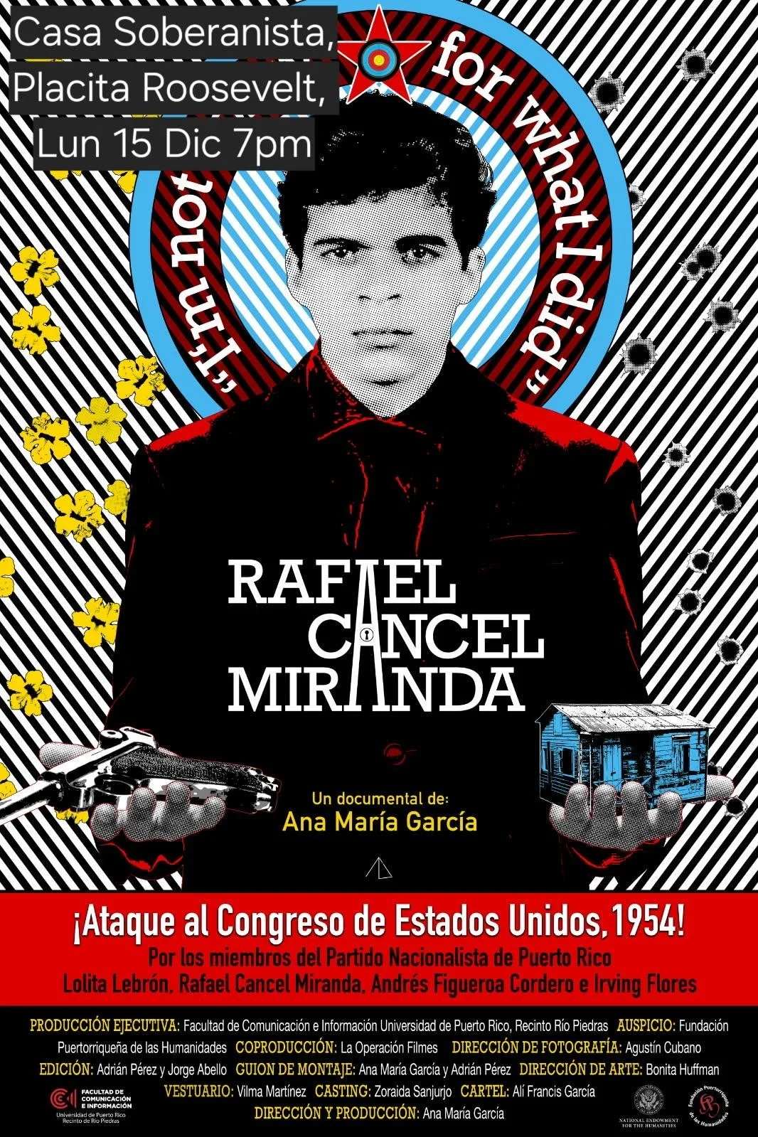 Proyección Rafael Cancel Miranda: “I’m not sorry for what I did”