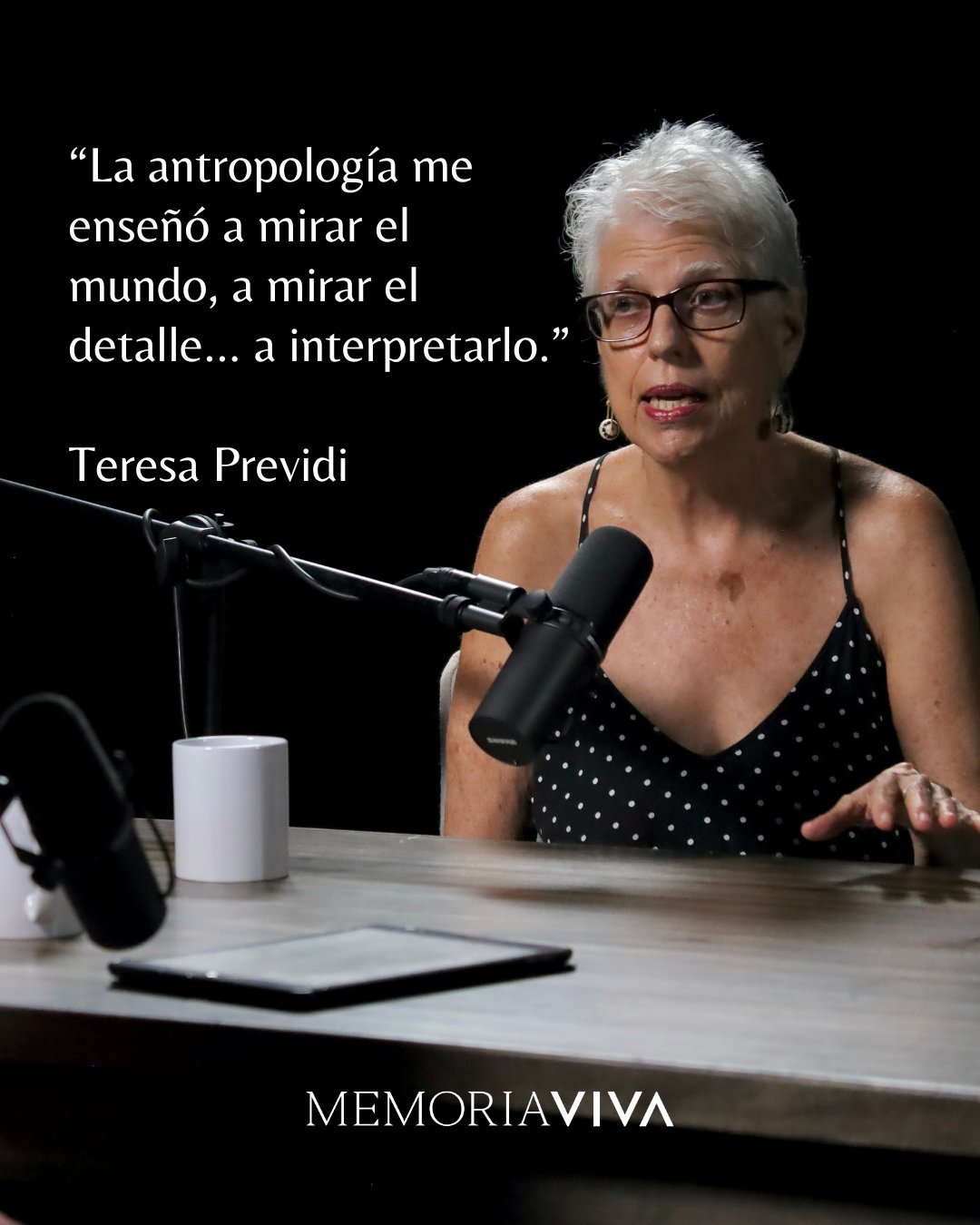 &iexcl;Nuestro tercer episodio ya est&aacute; disponible! 🎧🎉 #MemoriaViva 

No te pierdas esta conversaci&oacute;n con la cineasta y educadora con enfoque en educaci&oacute;n, ni&ntilde;ez y derechos humanos, Teresa Previdi, sobre la fuerza del cin