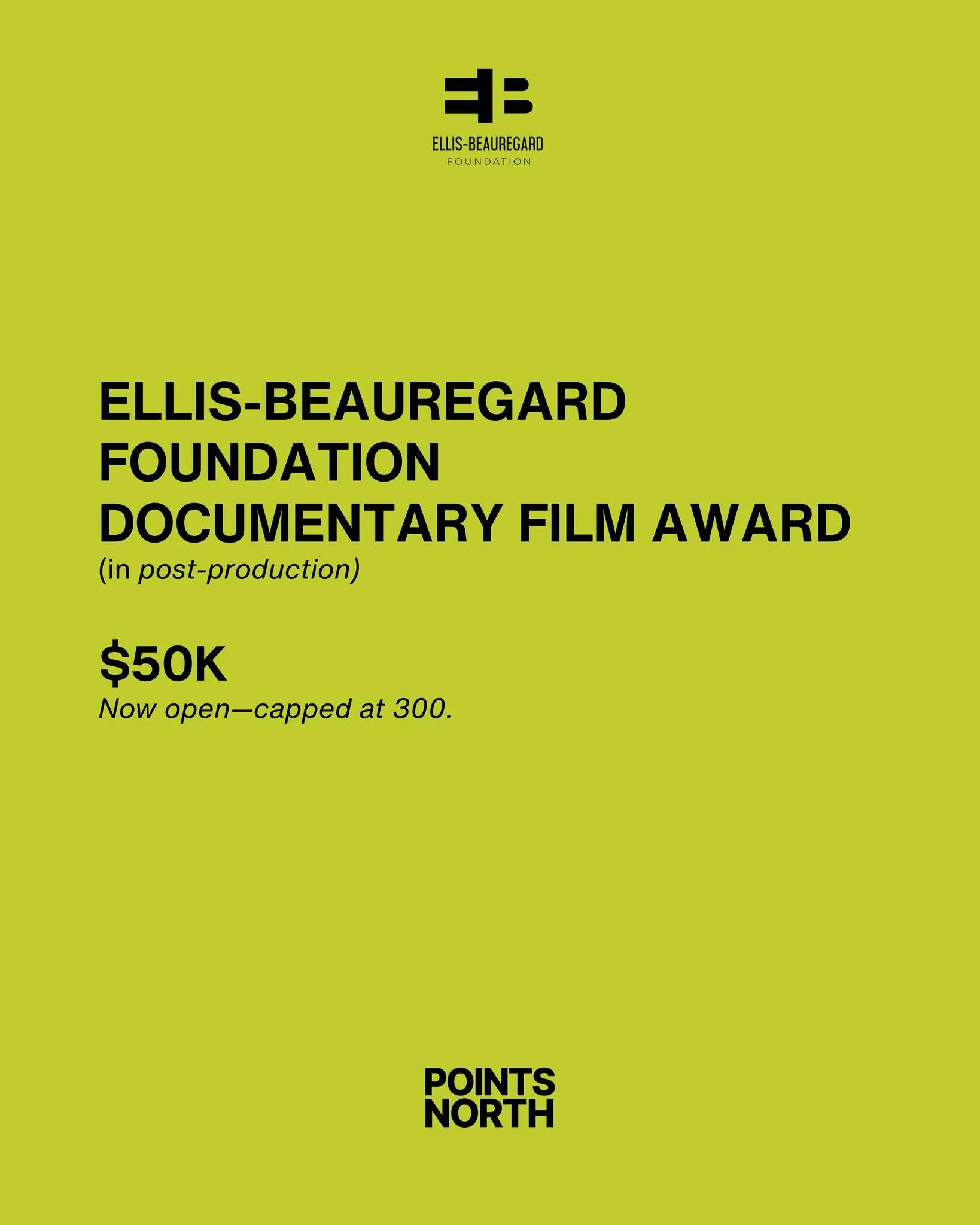 Documentalistas 👀  Convocatoria abierta del EBF Documentary Film Award. El premio es de $50K y est&aacute; enfocado en proyectos que se encuentren en fase de postproducci&oacute;n. @ellisbeauregardfoundation 

Puedes ver m&aacute;s informaci&oacute;