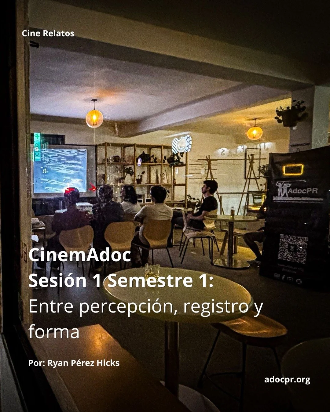 ☕ 📖 Queremos profundizar en el conocimiento hist&oacute;rico e impulsar la reflexi&oacute;n te&oacute;rica y cr&iacute;tica sobre los diversos procesos y fen&oacute;menos relacionados con las pr&aacute;cticas audiovisuales documentales.

Le comparti