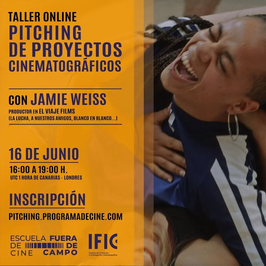 Le invitamos a participar en la masterclass online sobre Pitching de Proyectos Cinematogr&aacute;ficos, que tendr&aacute; lugar el d&iacute;a 16 de junio de 4:00pm a 7:00pm (hora canaria), por el Instituto de Formaci&oacute;n e Investigaci&oacute;n C