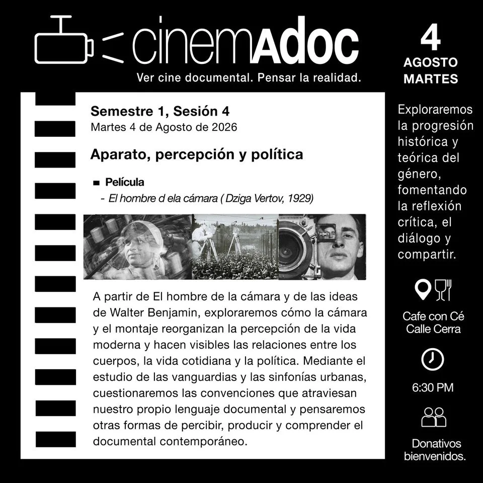 CinemADOC: Aparato, percepción y política