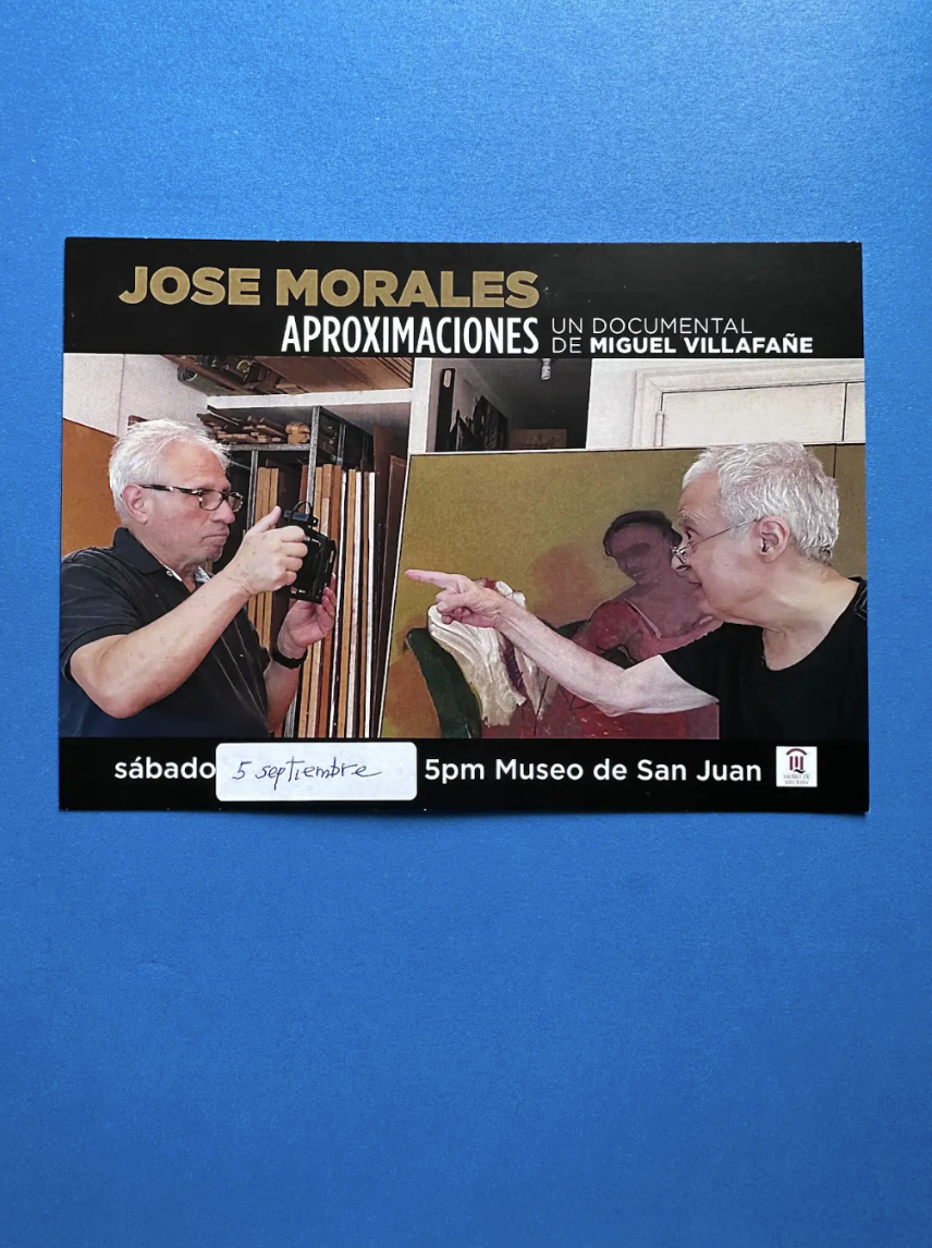 Proyección documental "José Morales Aproximaciones" 