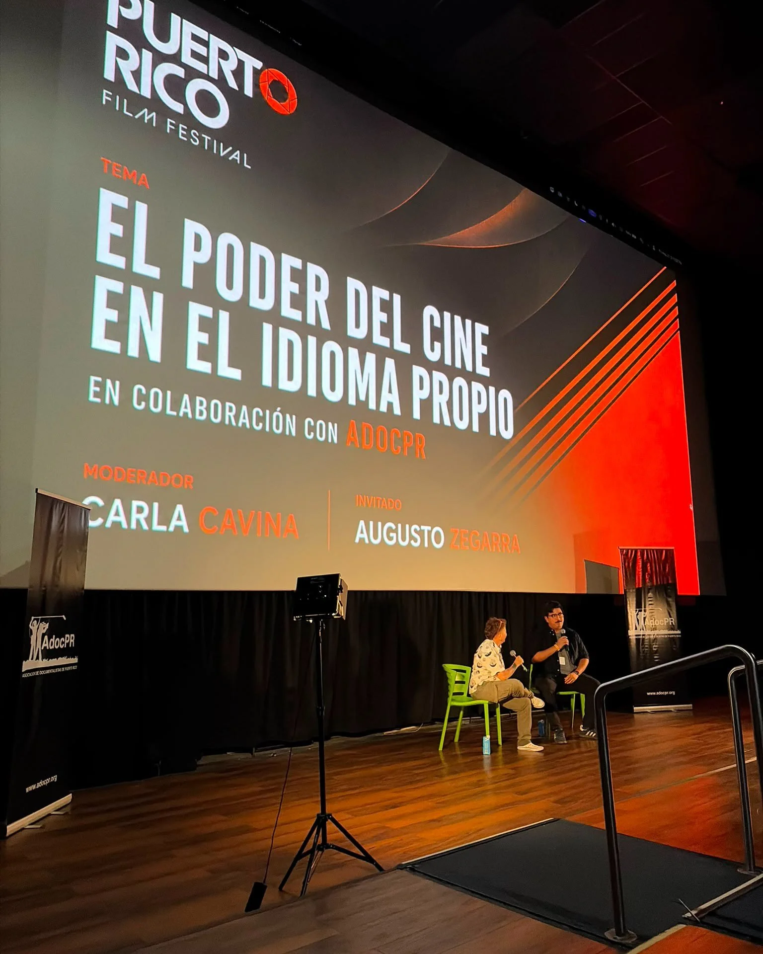 &iexcl;Colaborando logramos m&aacute;s! D&iacute;as lindos en el @puertoricofilmfest en Mayag&uuml;ez. 🎞 🇵🇷 Gracias al Festival por contar con nosotrxs, a nuestros cineastas y a todos los asistentes que participaron de las conferencias, proyeccion
