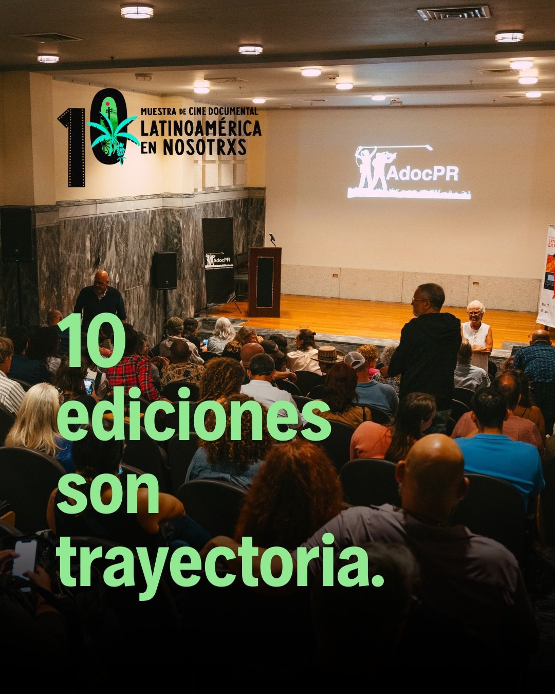 🎬 En 2012 comenz&oacute; la historia de la Muestra de Cine Documental Latinoam&eacute;rica en Nosotrxs. Desde entonces, hemos recorrido espacios culturales, comunidades, universidades y municipios; hemos compartido cientos de pel&iacute;culas y crea