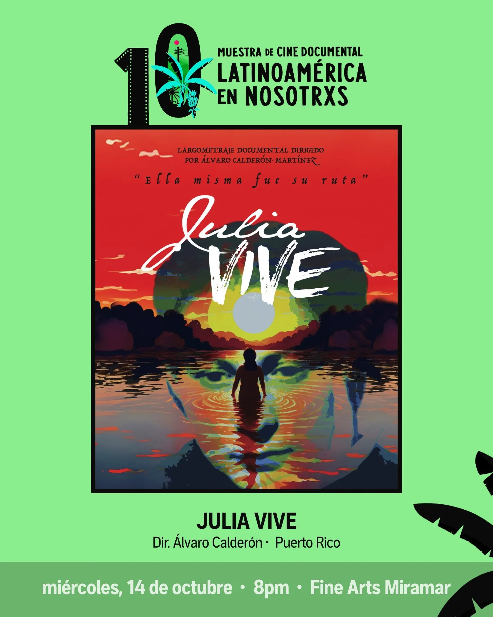 En esta 10ma. Muestra, celebramos el cine documental nacional. Y nos alegra comenzar a compartir nuestra programaci&oacute;n. 🎉

🎬 Julia VIVE en la 10ma. Muestra 

Julia VIVE es un documental dram&aacute;tico de largometraje que honra la vida, obra