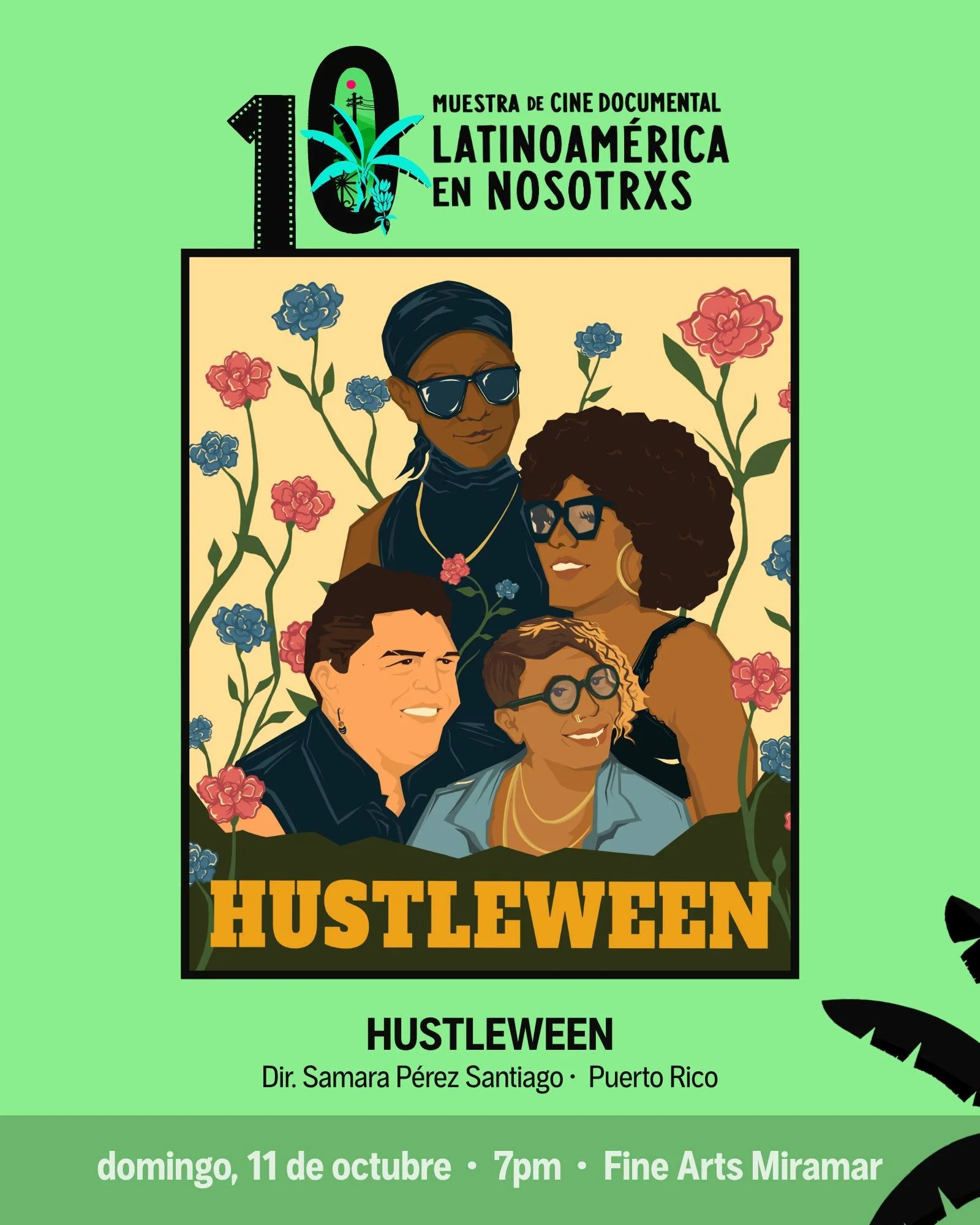 🎬 Hustleween en la 10ma. Muestra 

Una vibrante exploraci&oacute;n de la comunidad y la euforia trans negra, Hustleween narra una celebraci&oacute;n anual creada por EspicyNipples que transforma la memoria en resistencia y alegr&iacute;a queer. 

Di