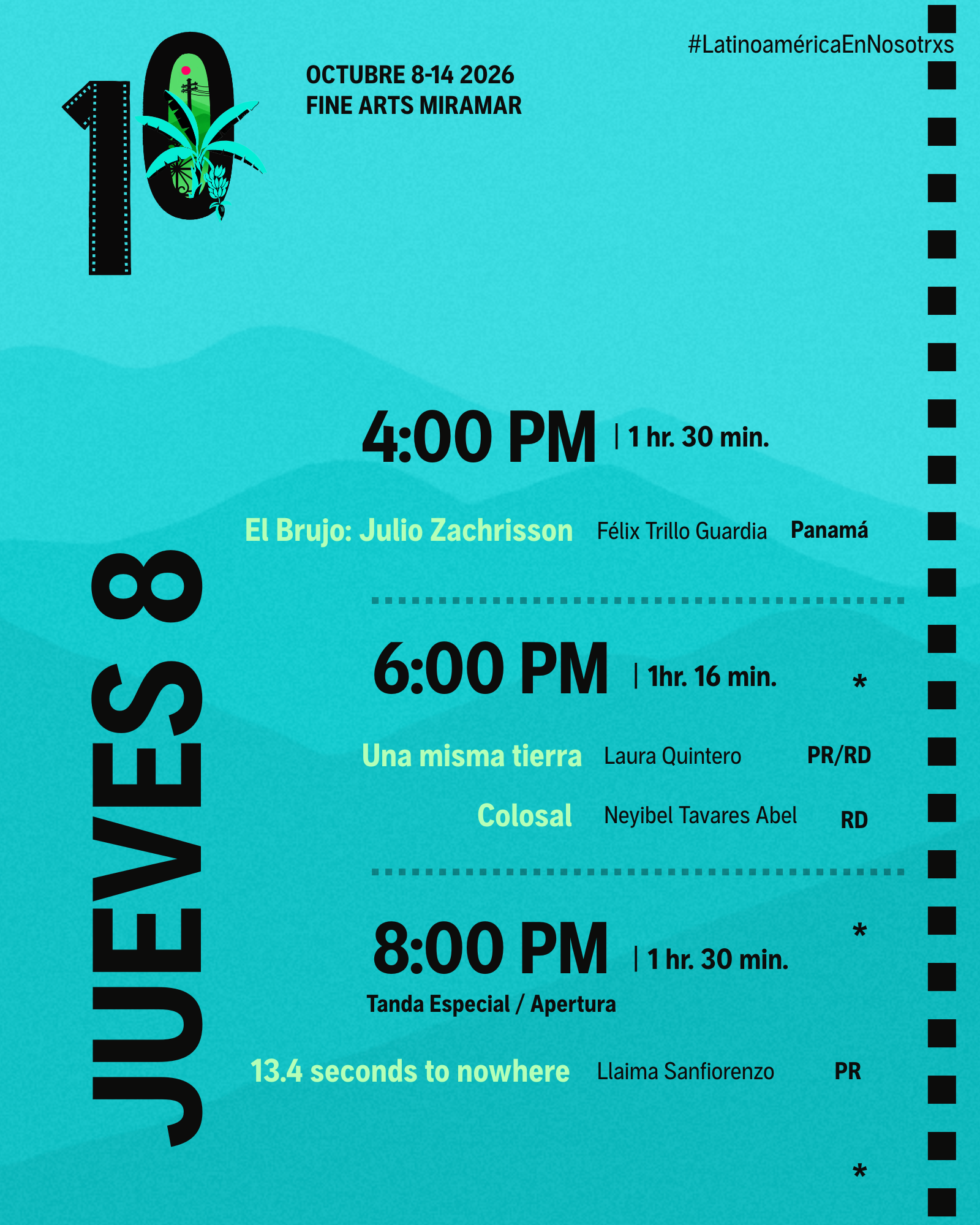 Jueves en 10ma. Muestra 