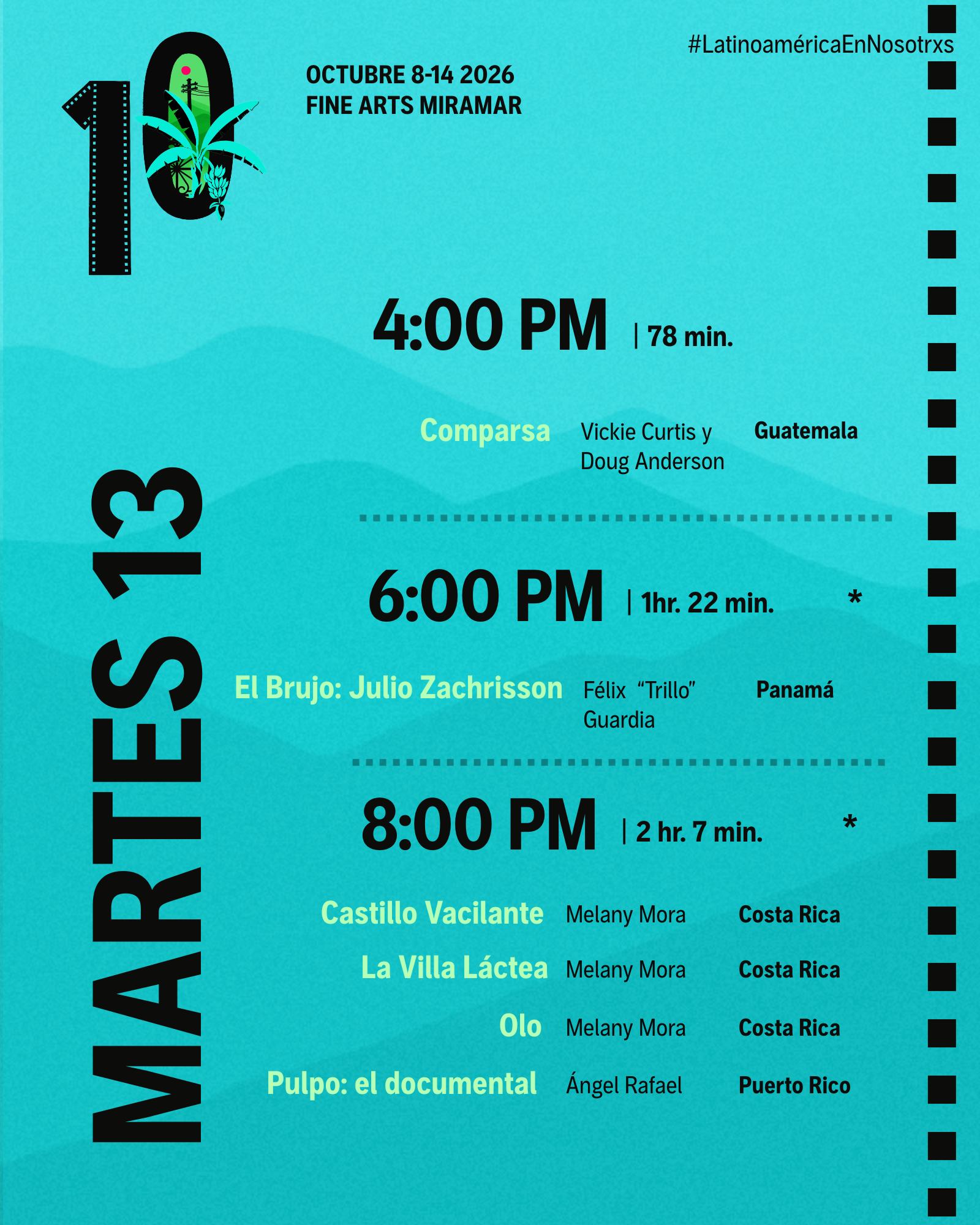 Martes en la 10ma. Muestra 
