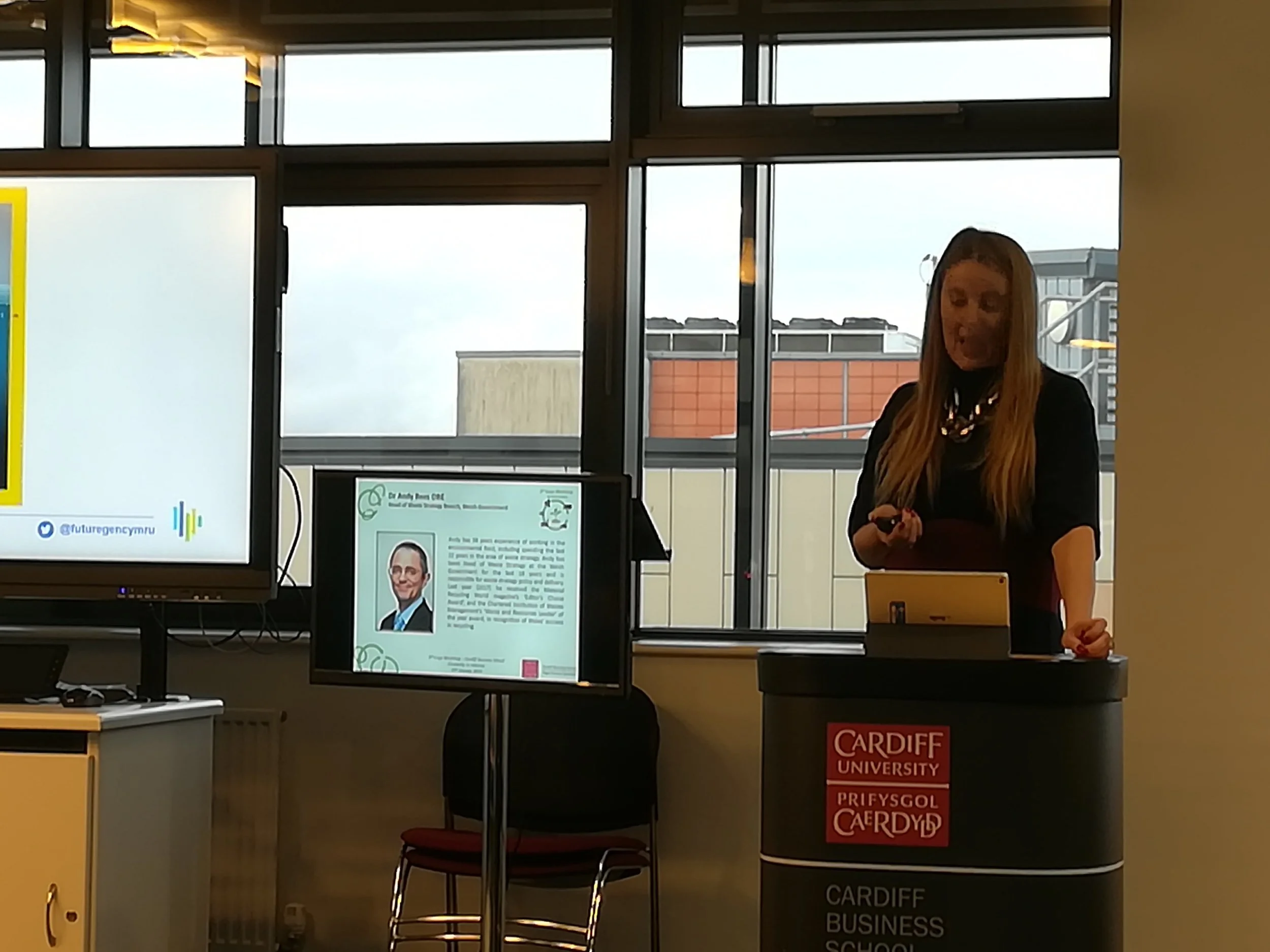 Key note speaker by Sophie Howe, the Future Generations Commissioner for Wales