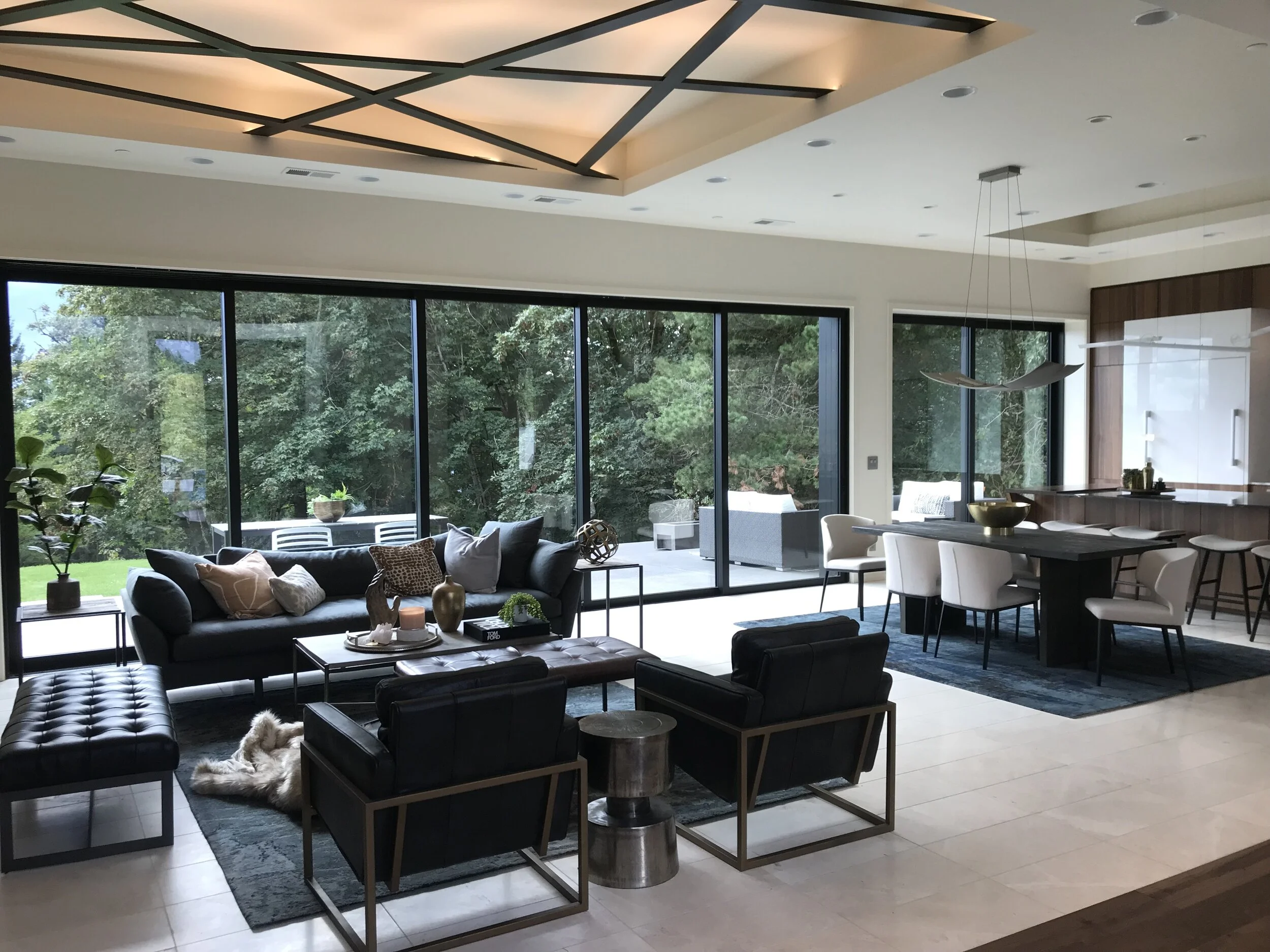 Living Room and Dining Room