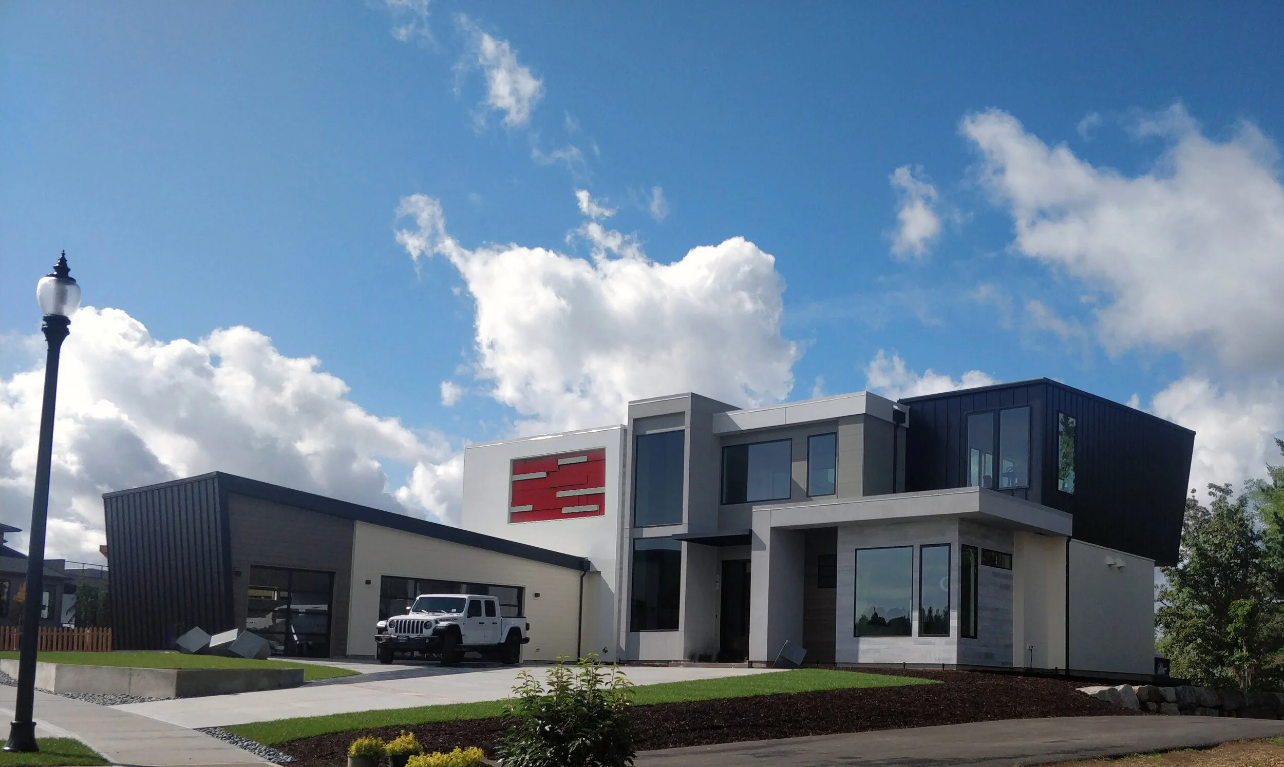 Front with Accent Panels