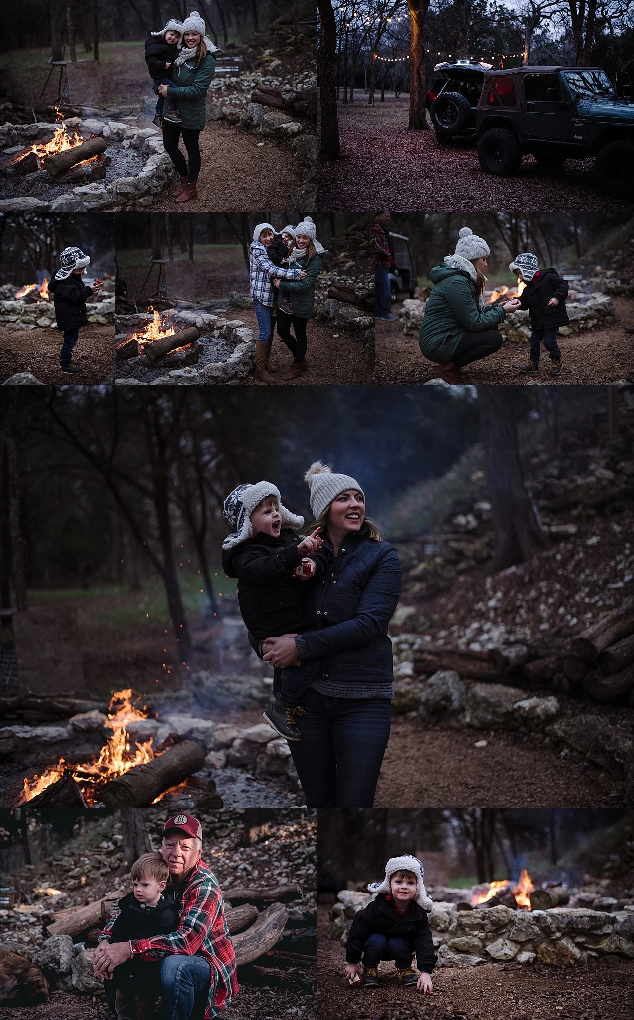 Pictures from our time last week with family in Texas. Some of my greatest memories are with my family around the fire. Whenever we're reunited I guarantee you will find us all gathered around our families fire pit. I loved capturing Levi playing around the fire and enjoying something I cherish so much. 