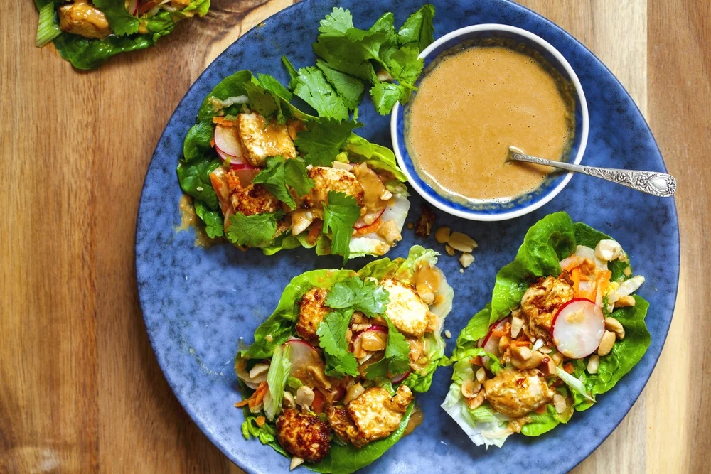 Tofu Tacos with Sesame Ginger Dressing | The Tish Kitchen | Food & Lifestyle Blogger