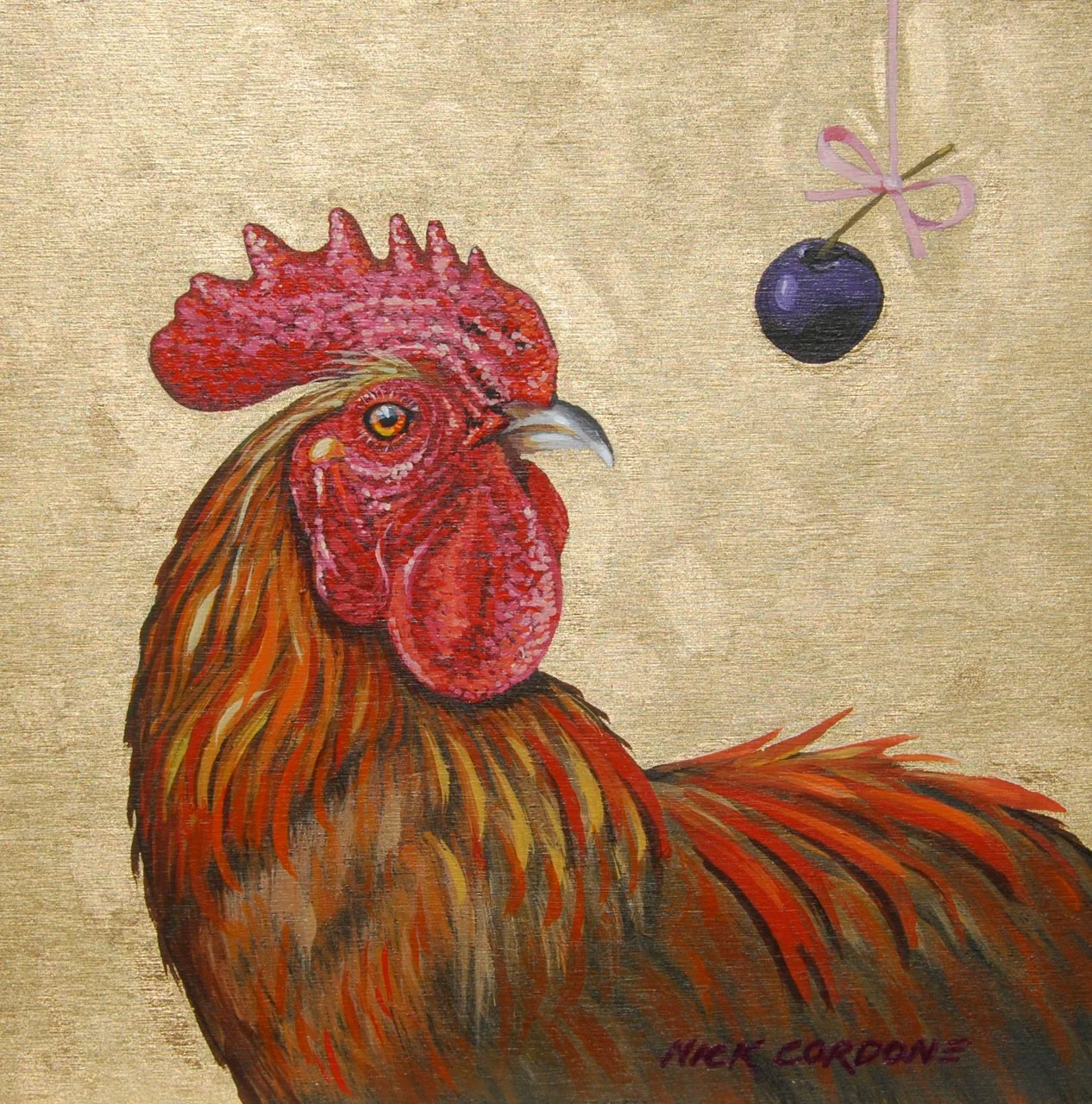 Temptation 1 ...Things forbidden have a secret charm 14"x17" Acrylic
