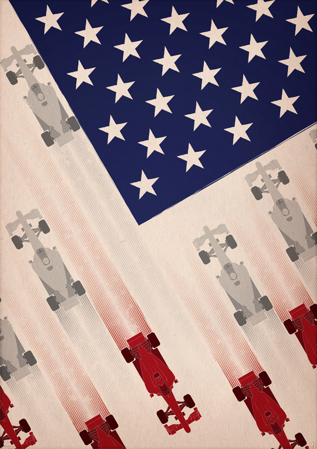 P.J. Tierney's U.S. GP Poster