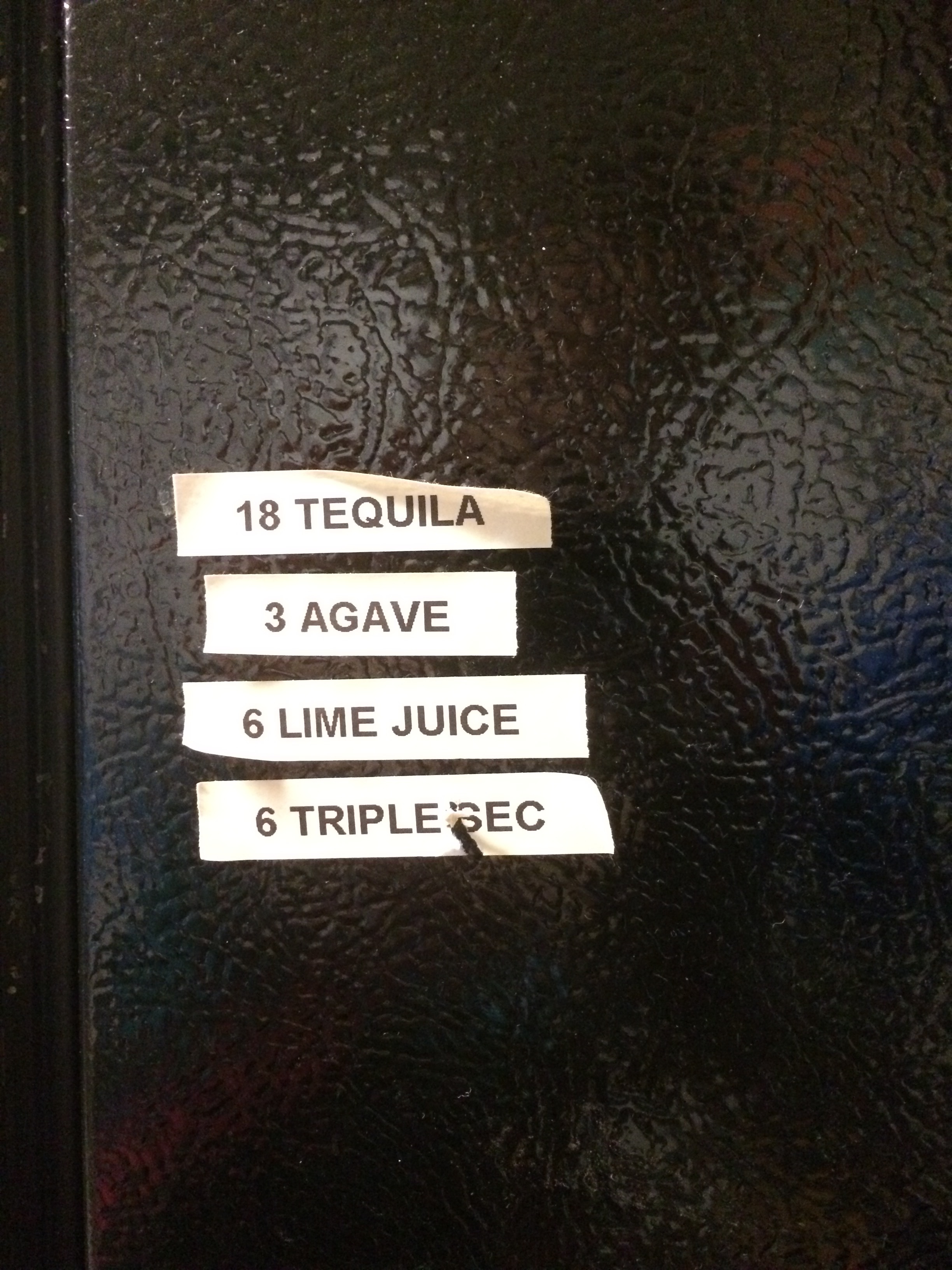  "Juan's" Margaritas (for a few)... 