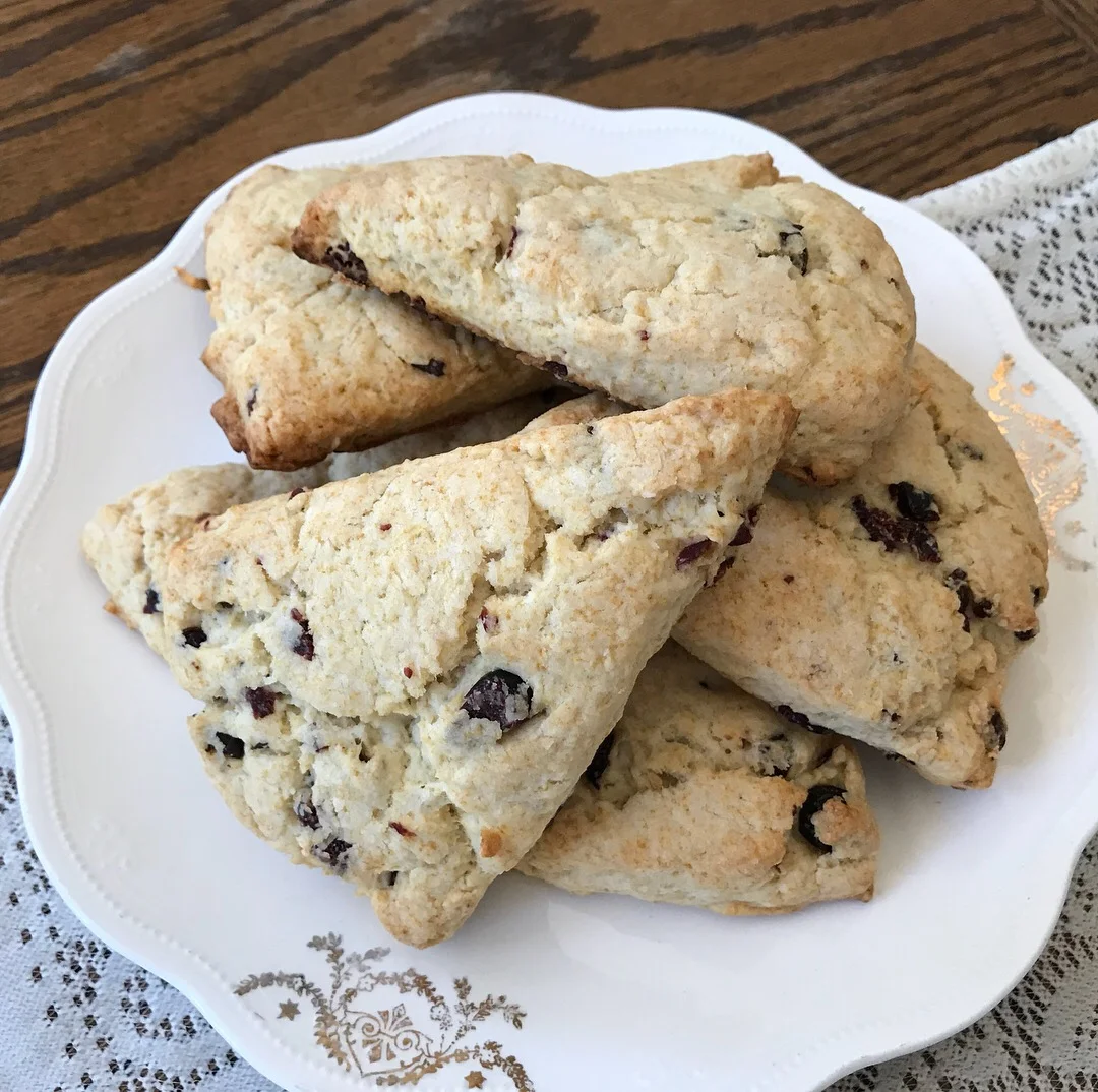 Cranberry Cream Scones