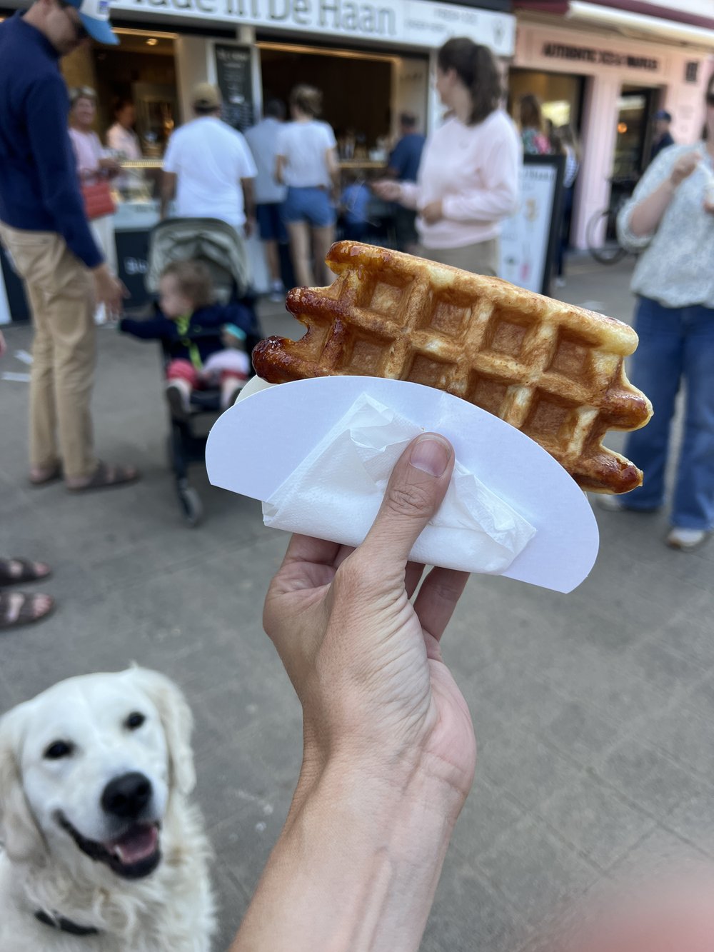 Liege Waffle at the Seaside
