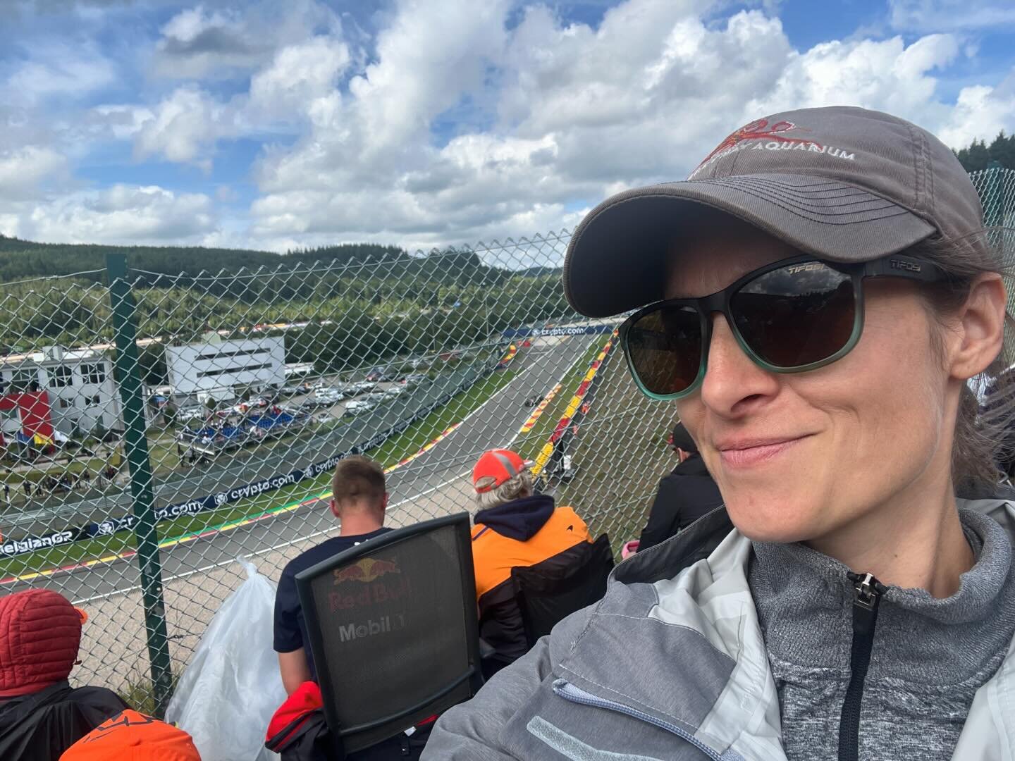 A very late post to share a few moments from when we went to the Belgian GP last year!! 🇧🇪 🏎️🌧️🌈🌞
F1 fans endure just about any weather&hellip; including us! despite the daily downpours we biked to the track everyday, and even made a little rai