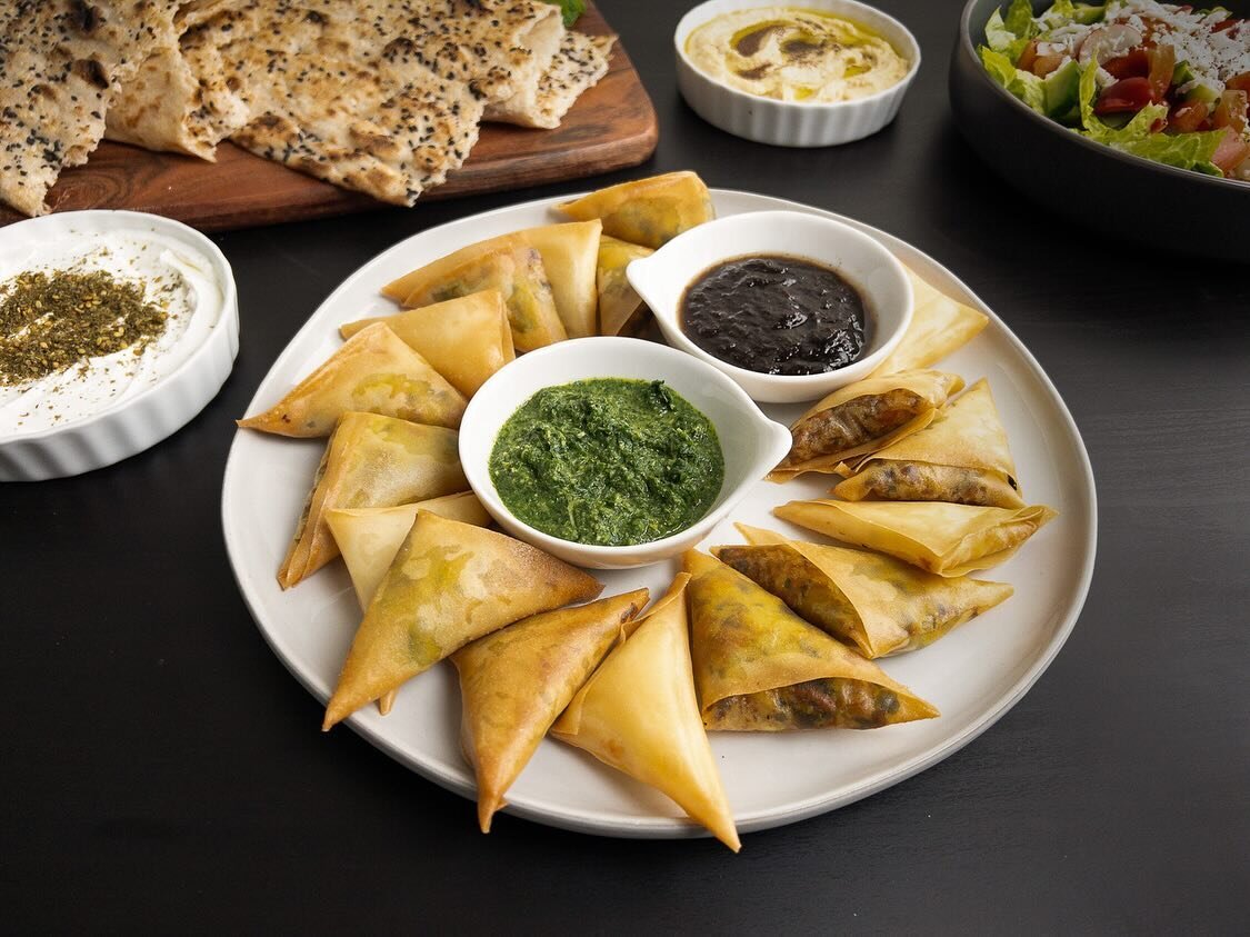 Bahrain 🇧🇭 2024: Samboosa
Crispy, flaky, fried goodness filled with savory or cheesy filling. 

For a full spread you could add a chopped salad, flatbread served with hummus or labneh or muhammara, or any one of the many Middle Eastern inspired dis