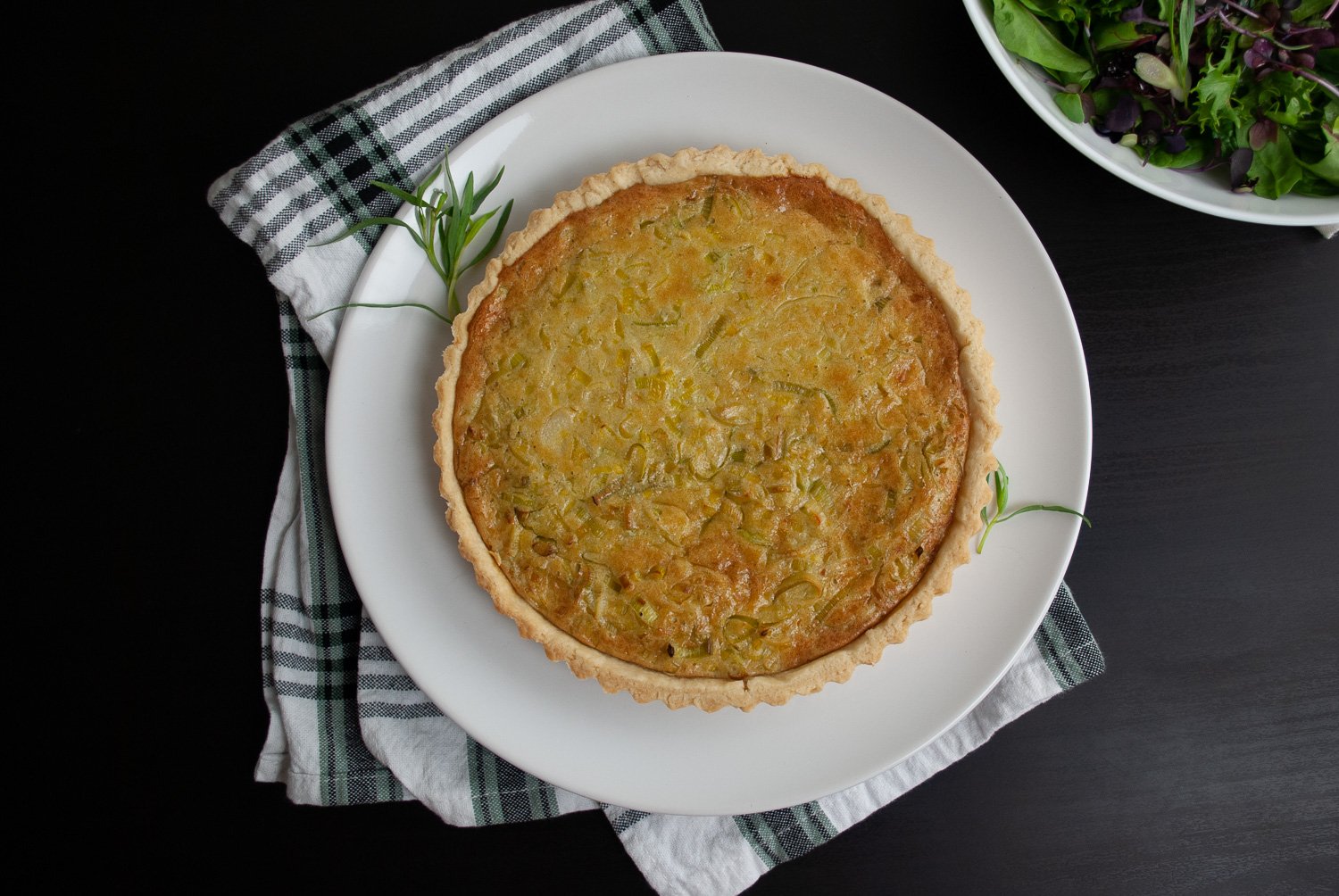 Stilton and Leek Tart