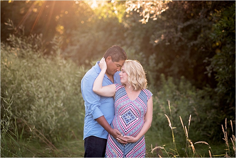 golden sunset maternity