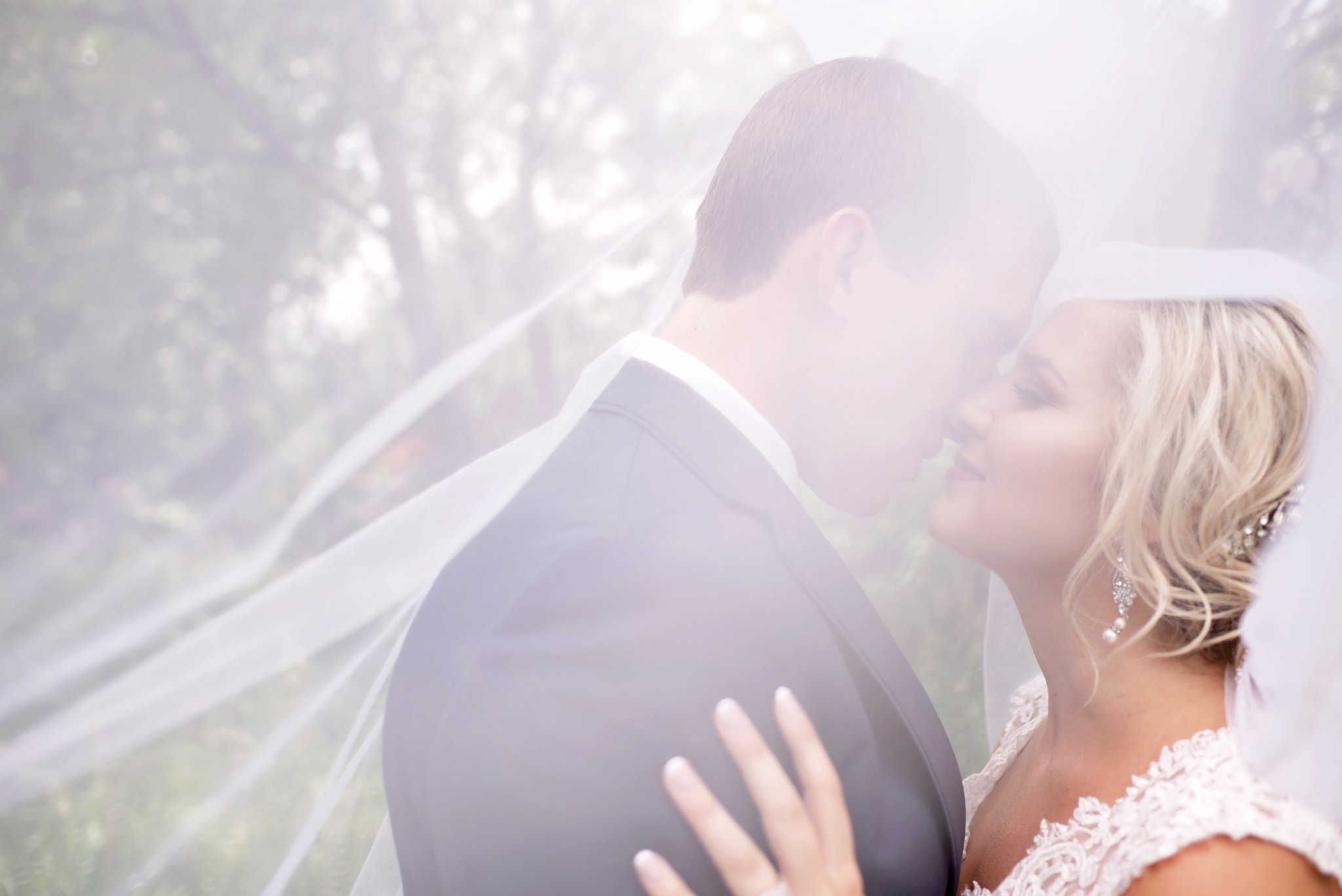 loose updo bridal hair