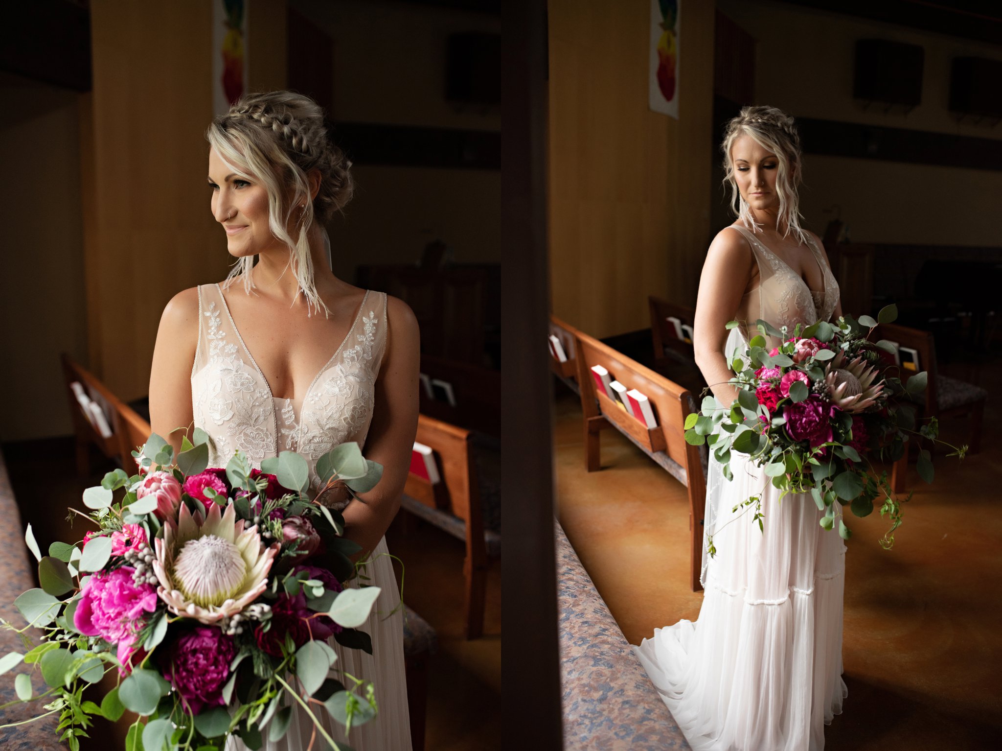 boho bride portraits