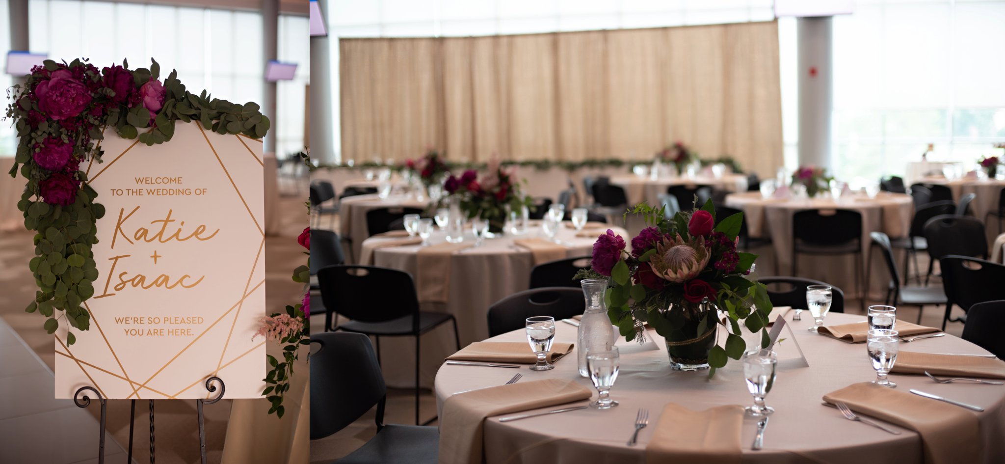 wedding reception at South Dakota State University