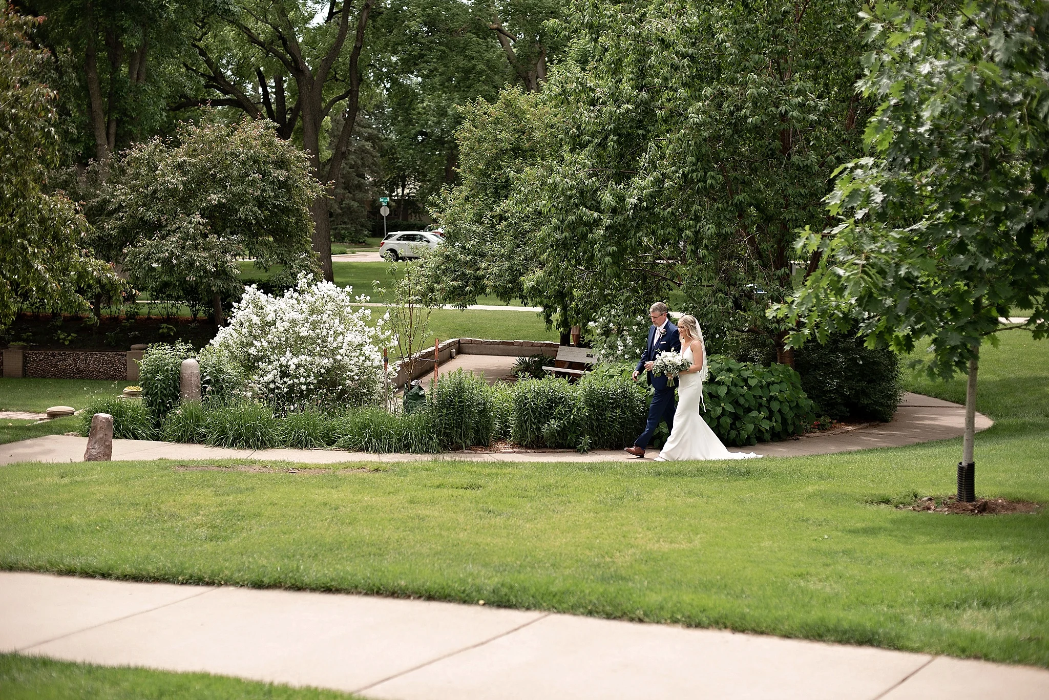 Blake + Emma Elegant Gold Downtown Garden Wedding Sioux Falls