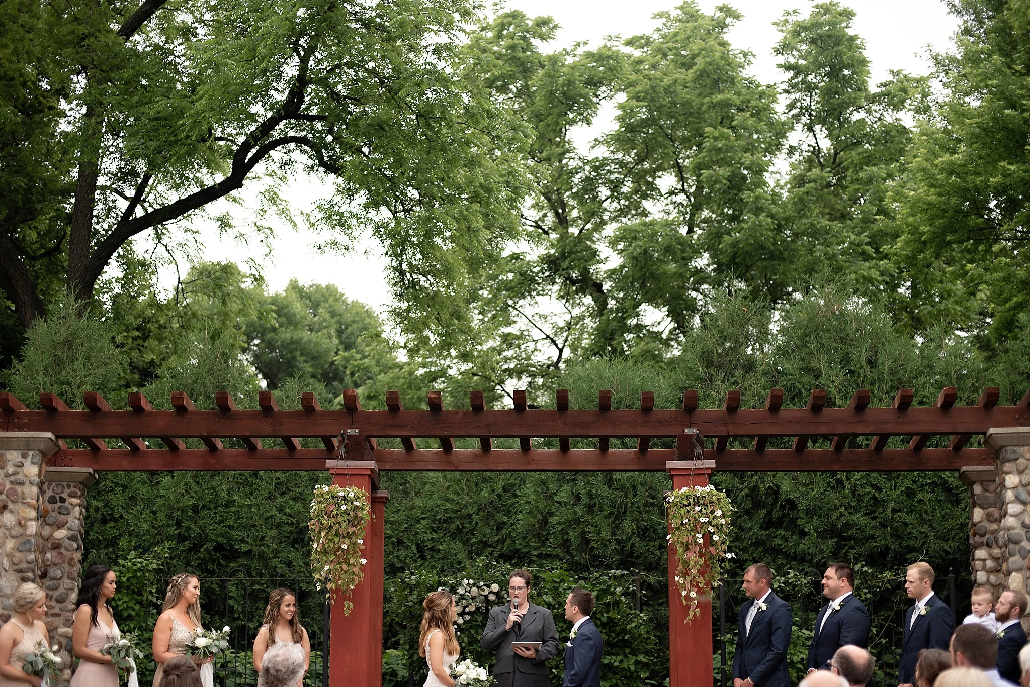 garden wedding mckennan park sioux falls sd