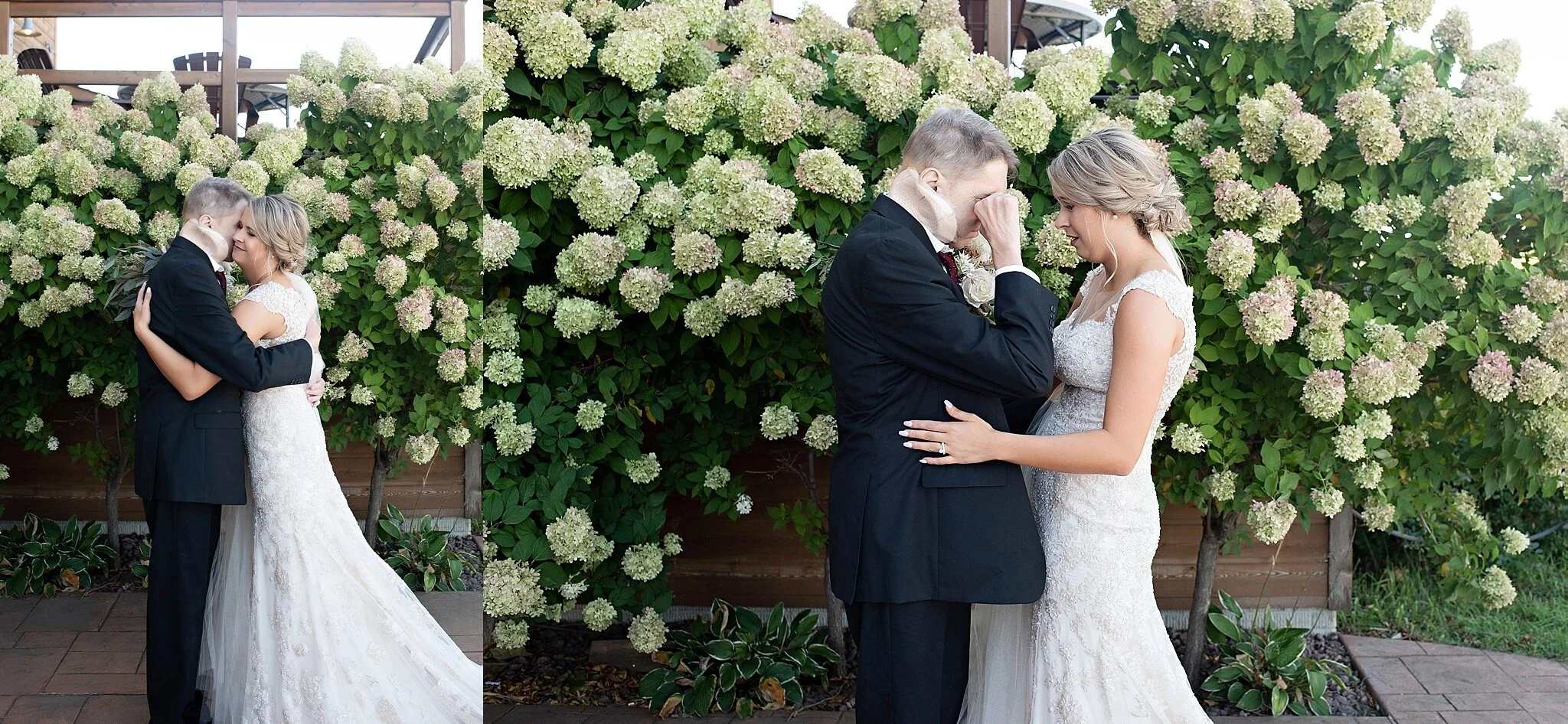 terminally ill father of the bride first look with the bride