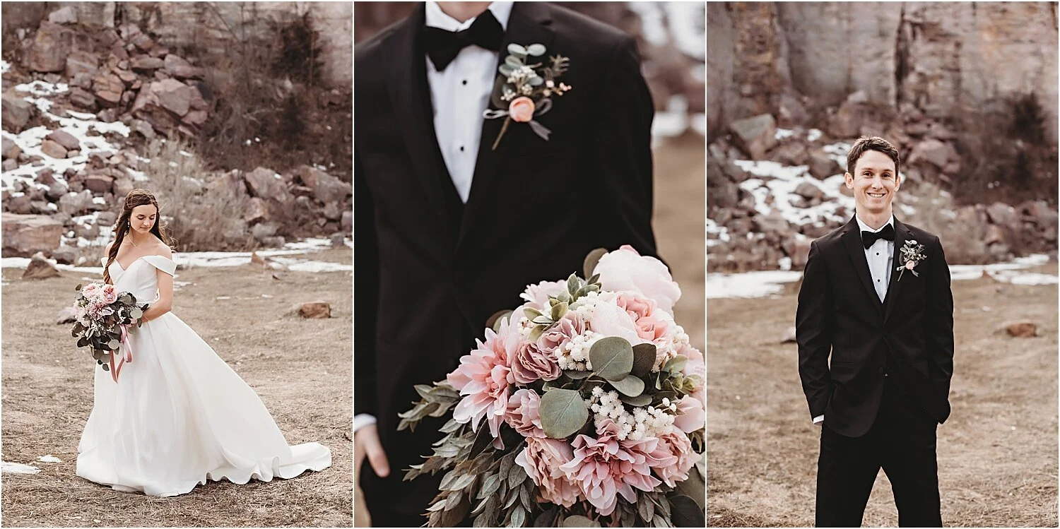 Blue Mounds State Park Luverne, Minnesota Intimate Spring Wedding
