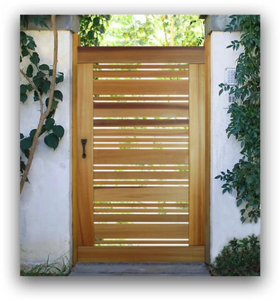 PACIFIC GATE WORKS - Stock Monterey Style gate. Call us about custom (all we need is a photo and size).