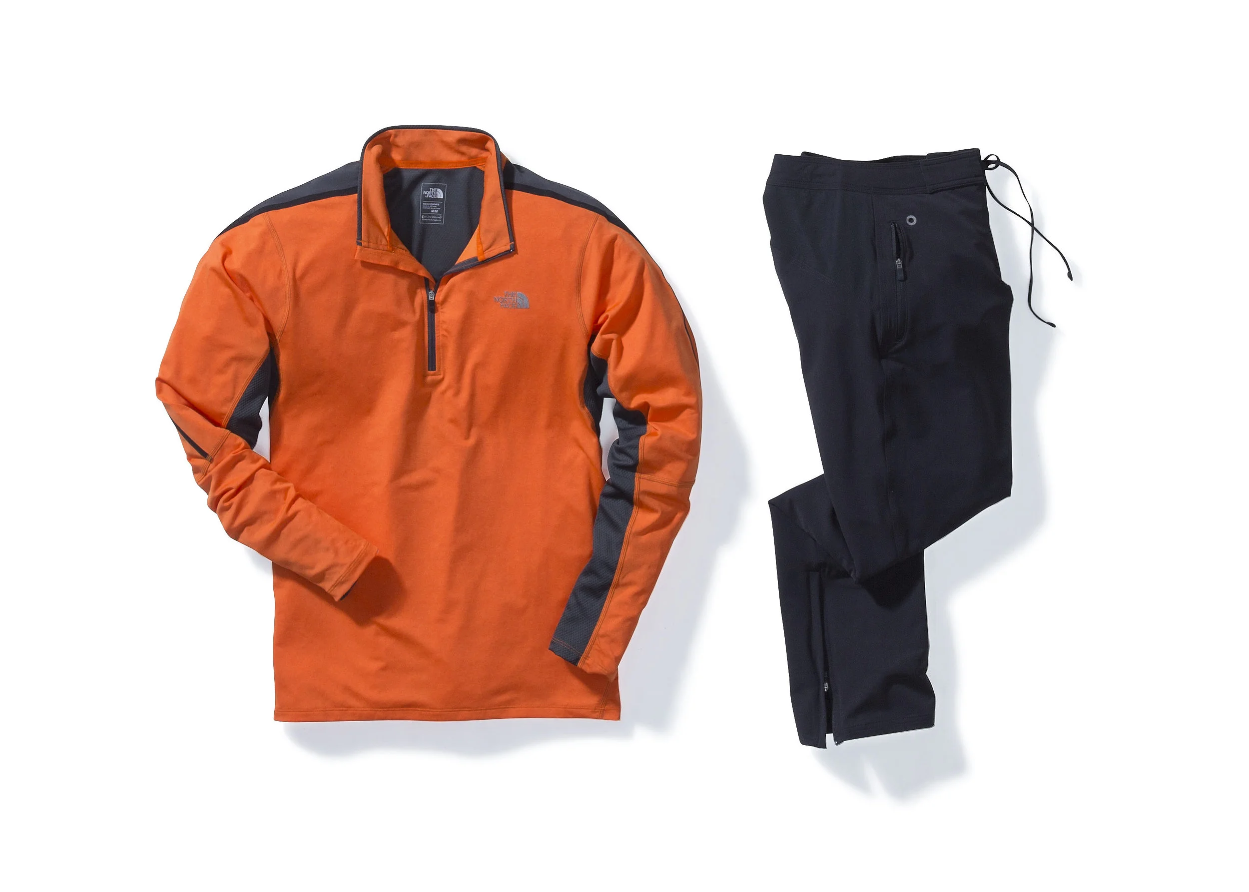 Flat lay styling for The North Face