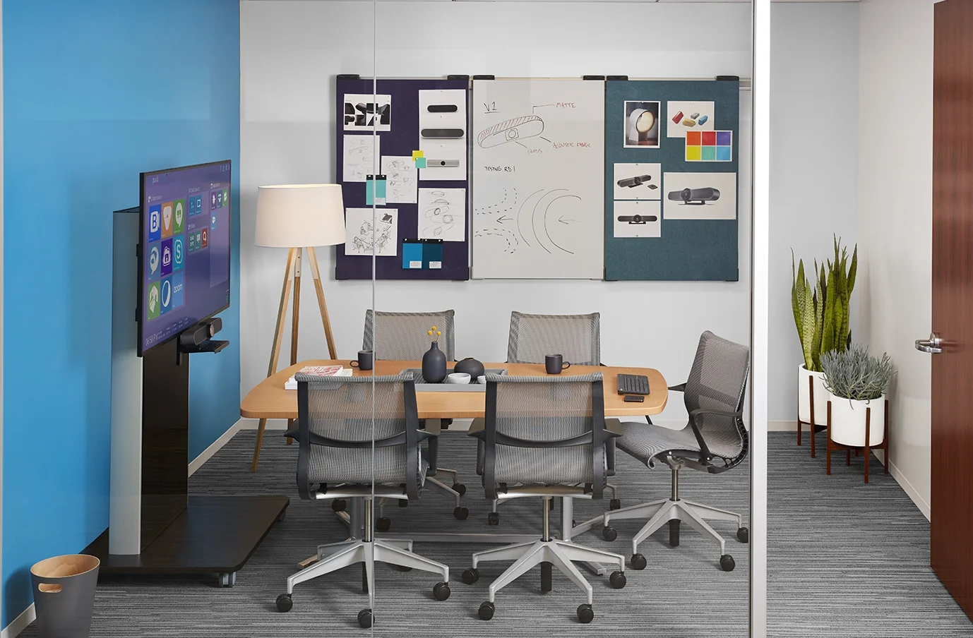 Interior design and prop styling for Logitech