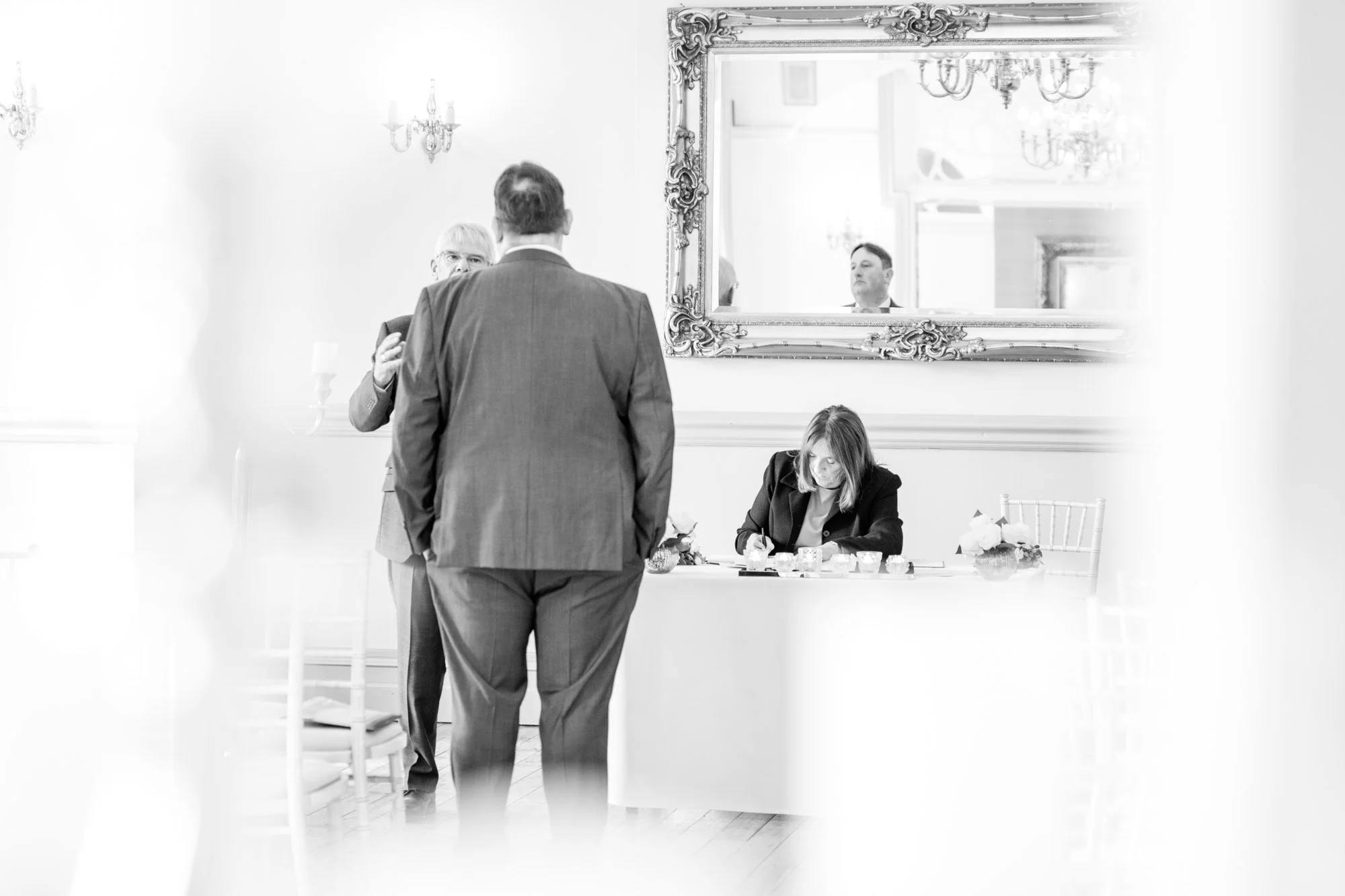 Groom waits for his bride