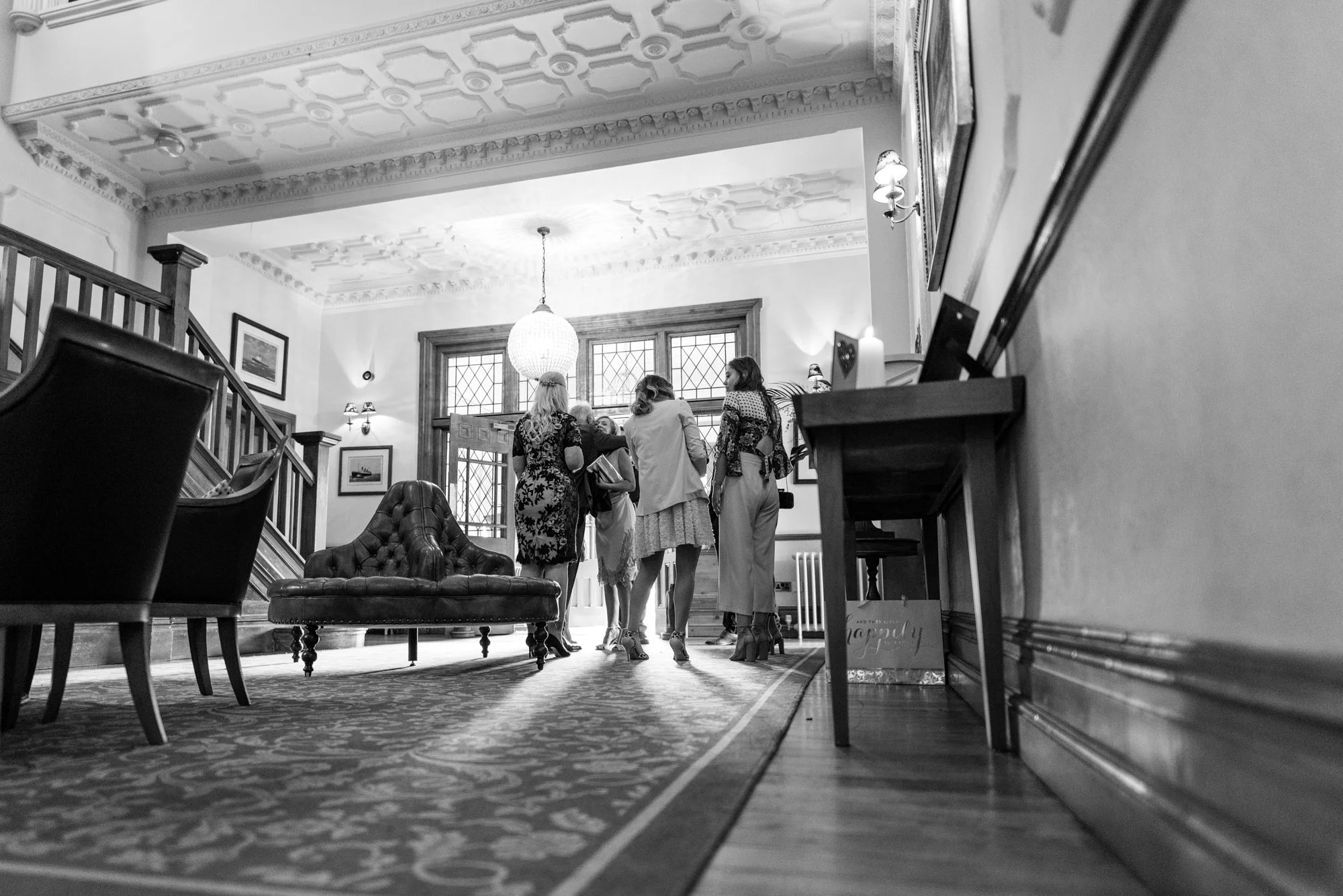 Guests arrive at Nunsmere Hall