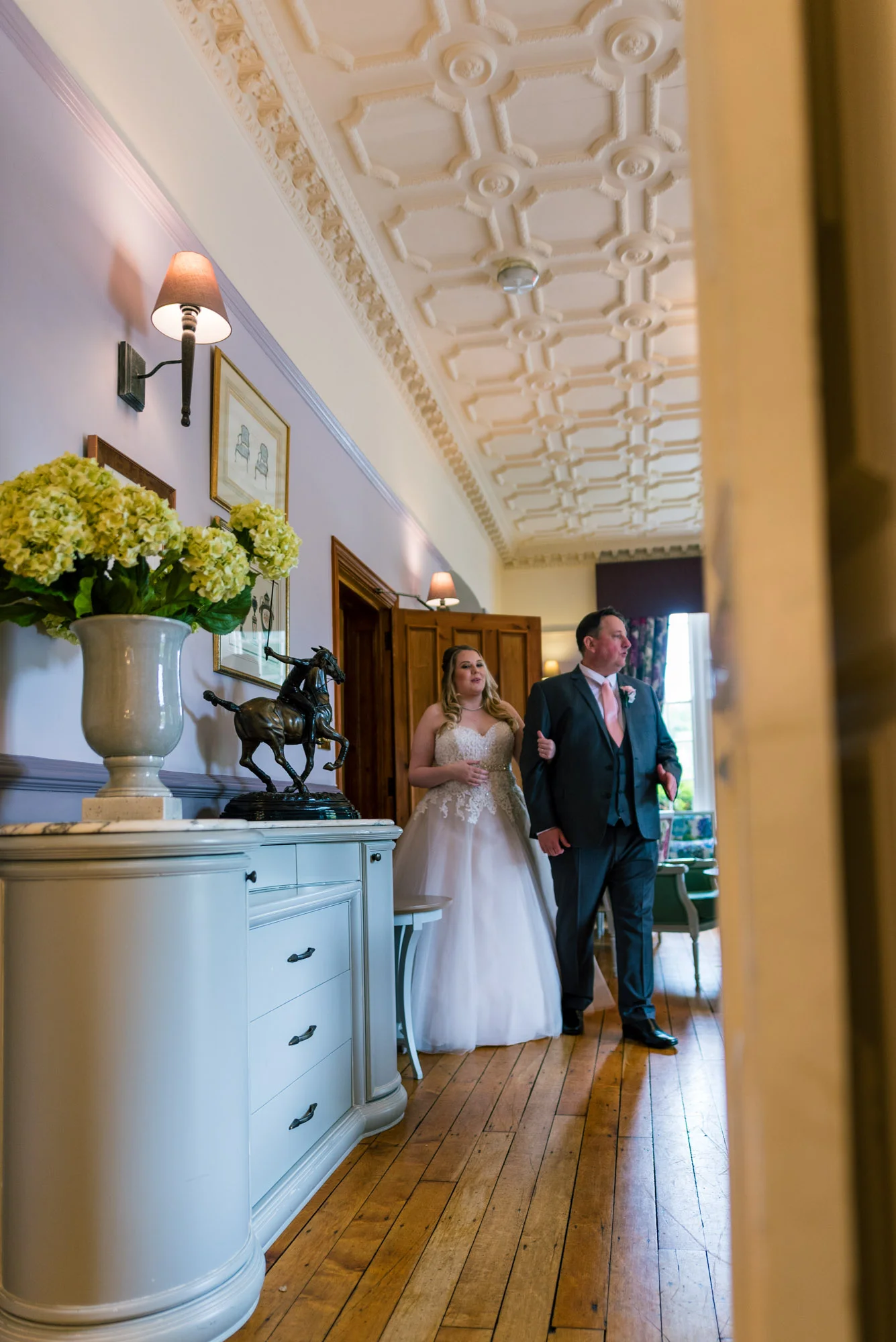 Father of the bride with his daughter