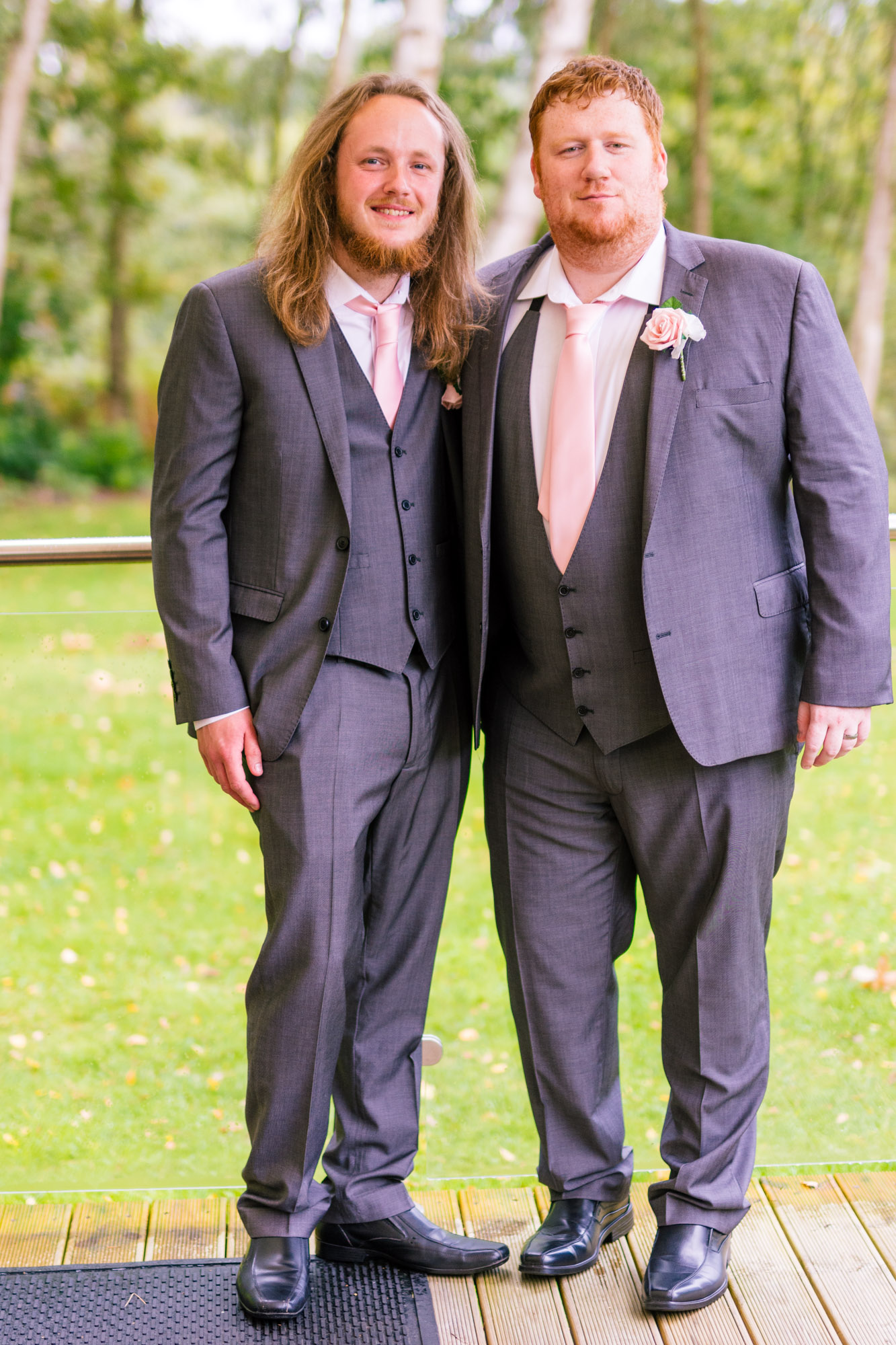 groom and best man together