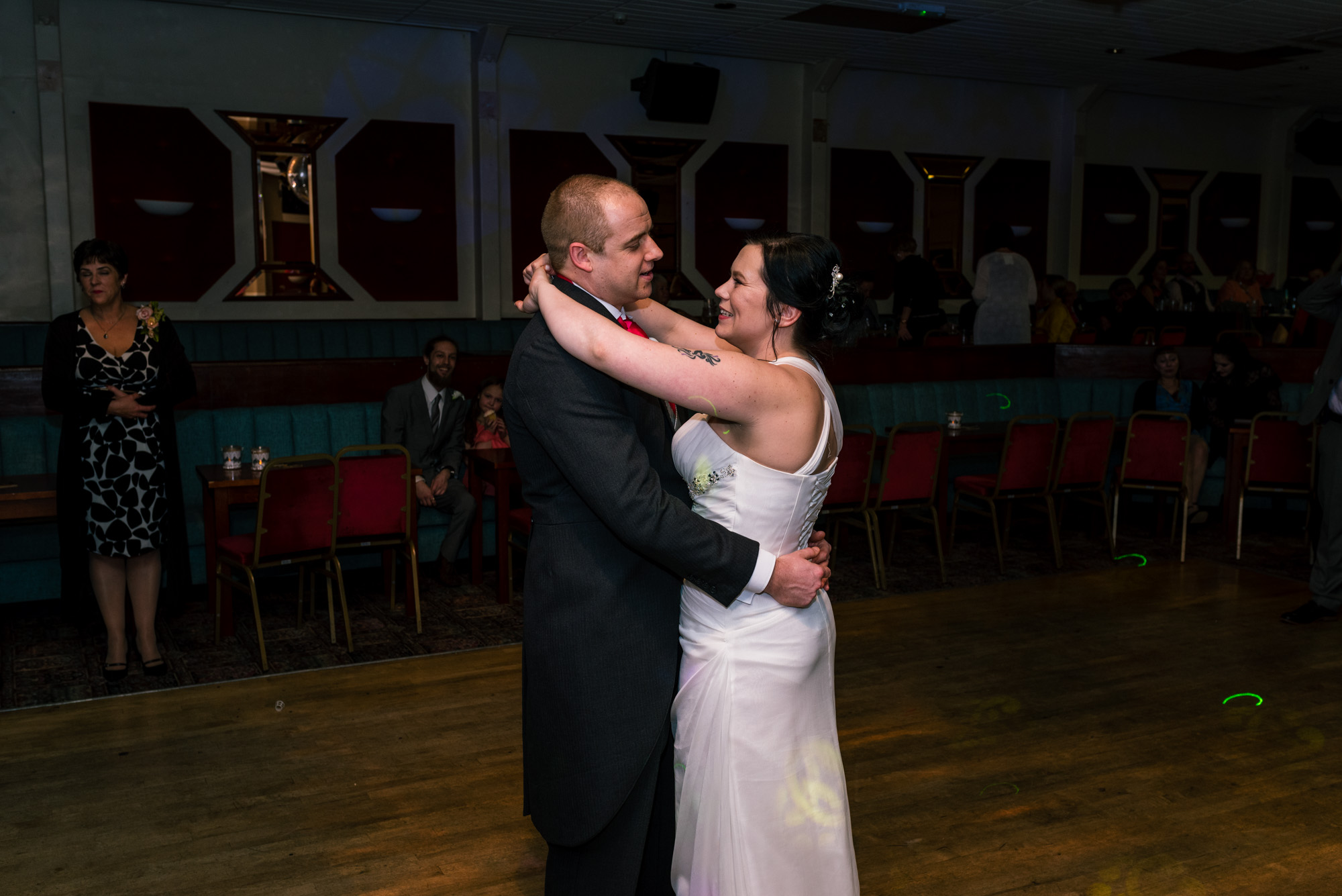 Bride and groom's first dance.