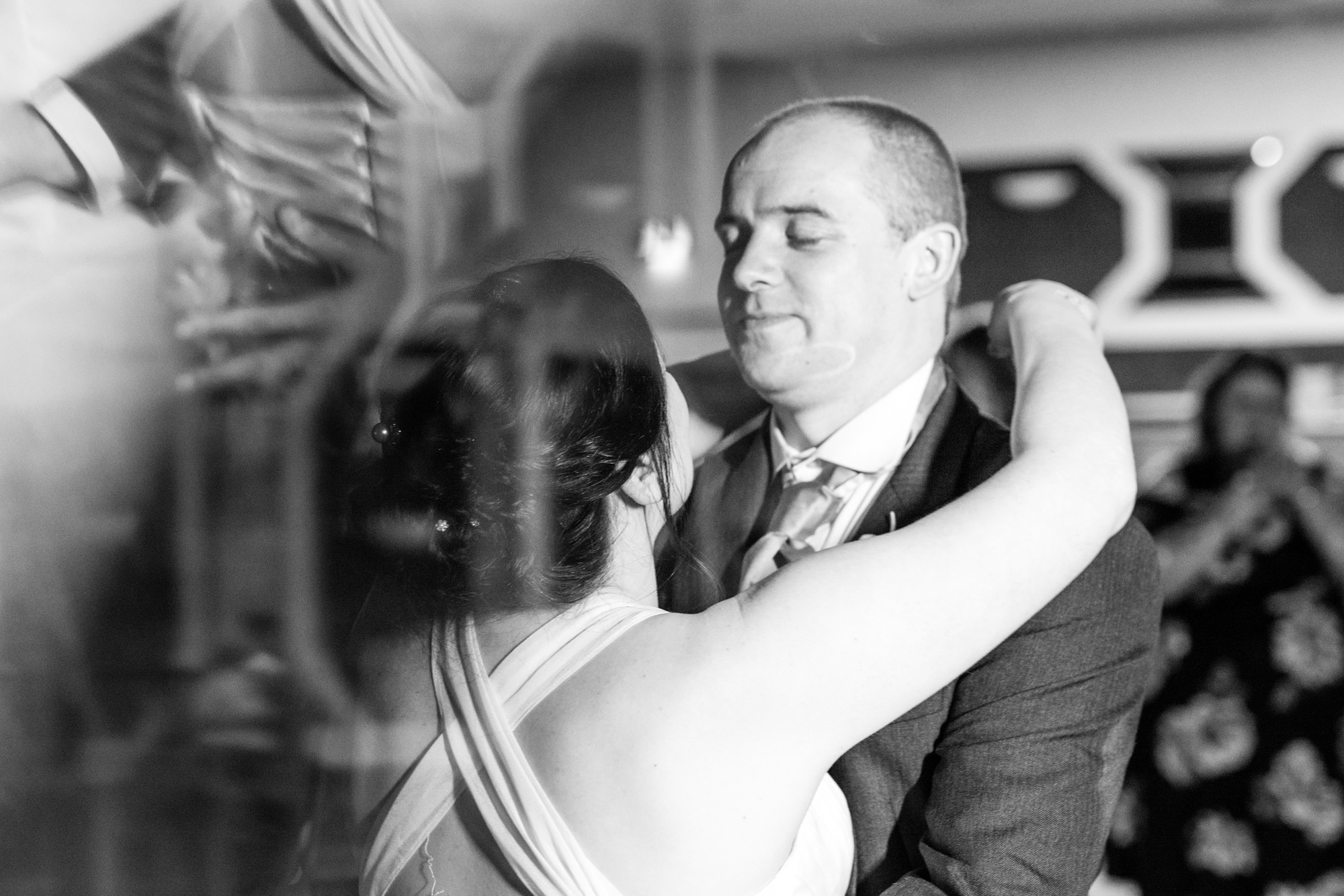 Bride and Groom's first dance - with added sparkles!