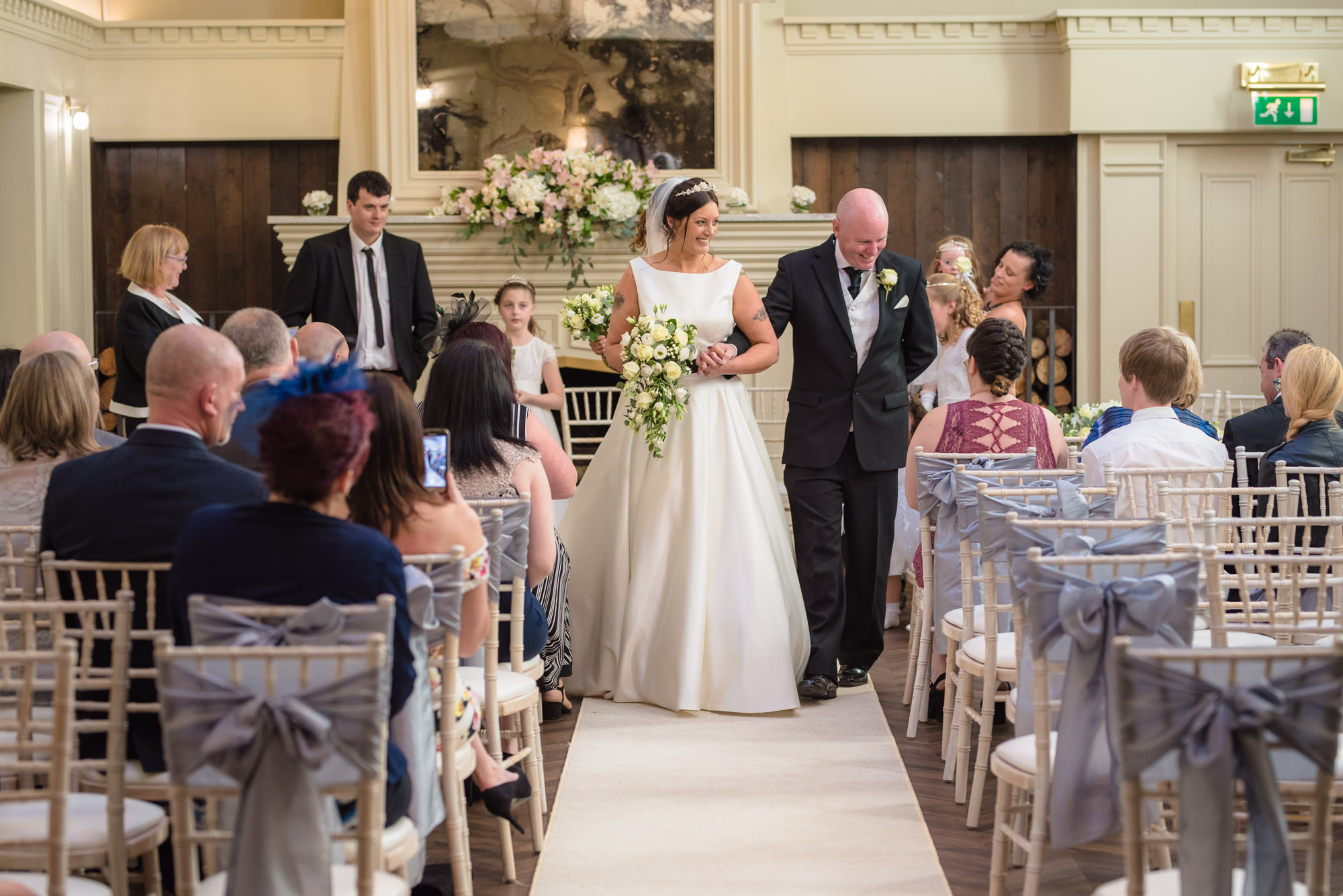Walking down the aisle
