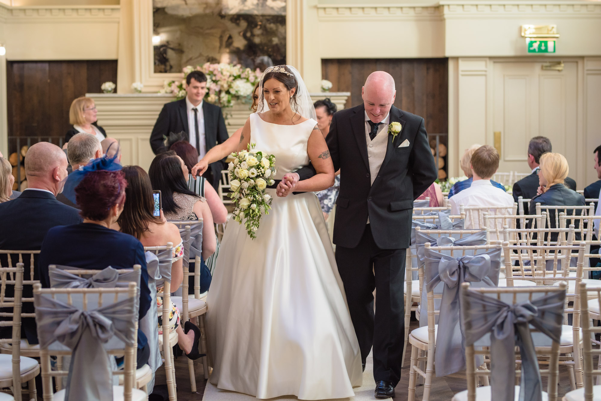 Walking down the aisle