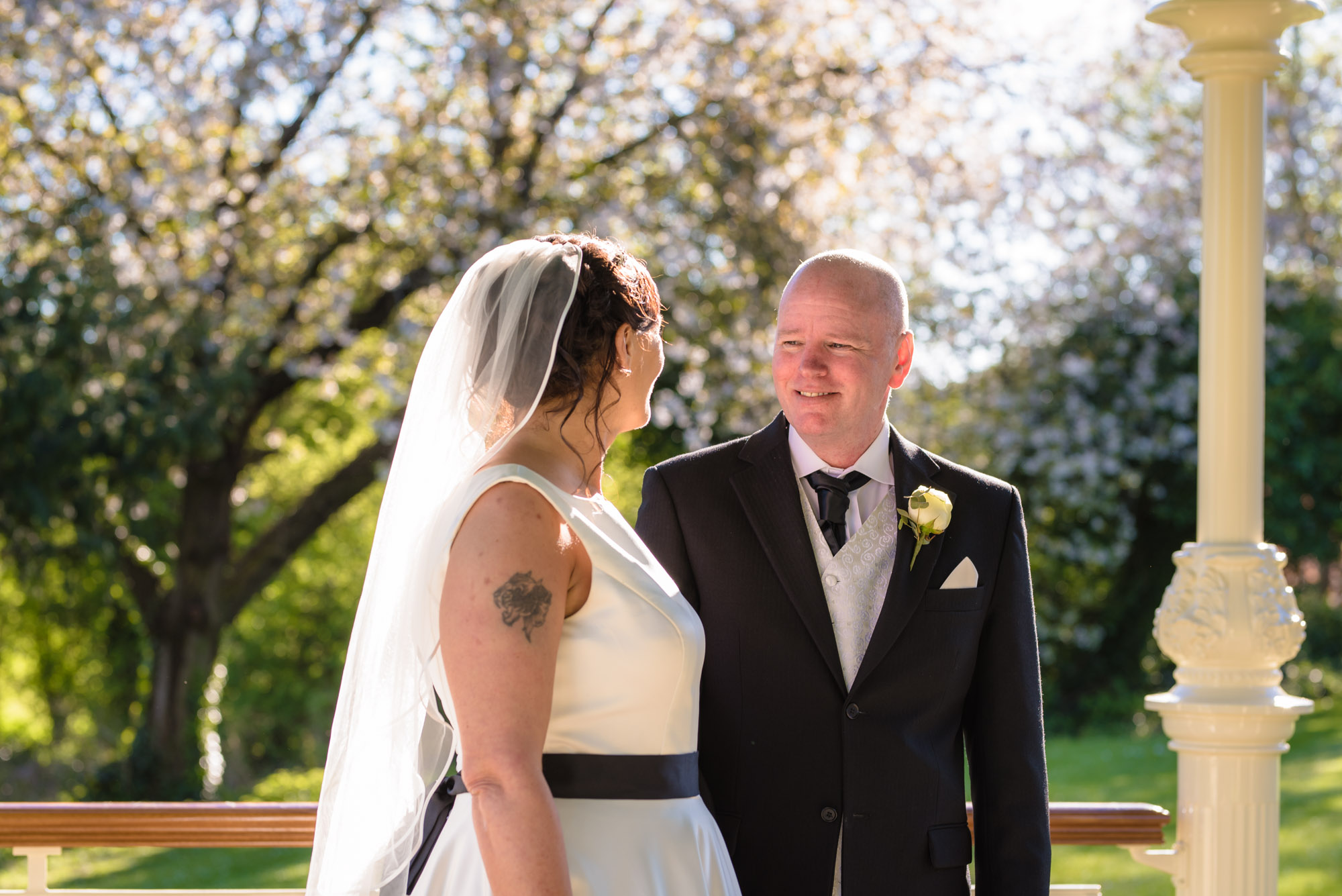 The Happy Couple in the sunshine