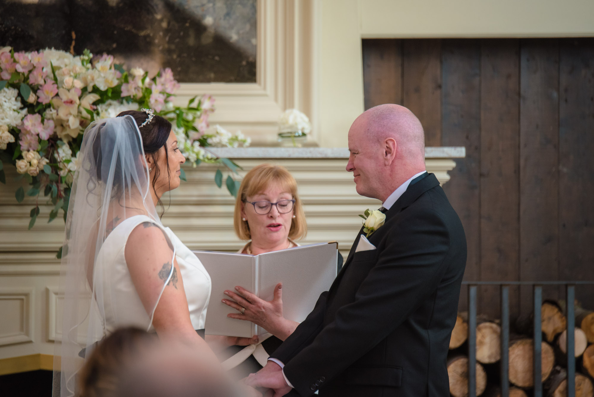 The Celebrant and the happy couple